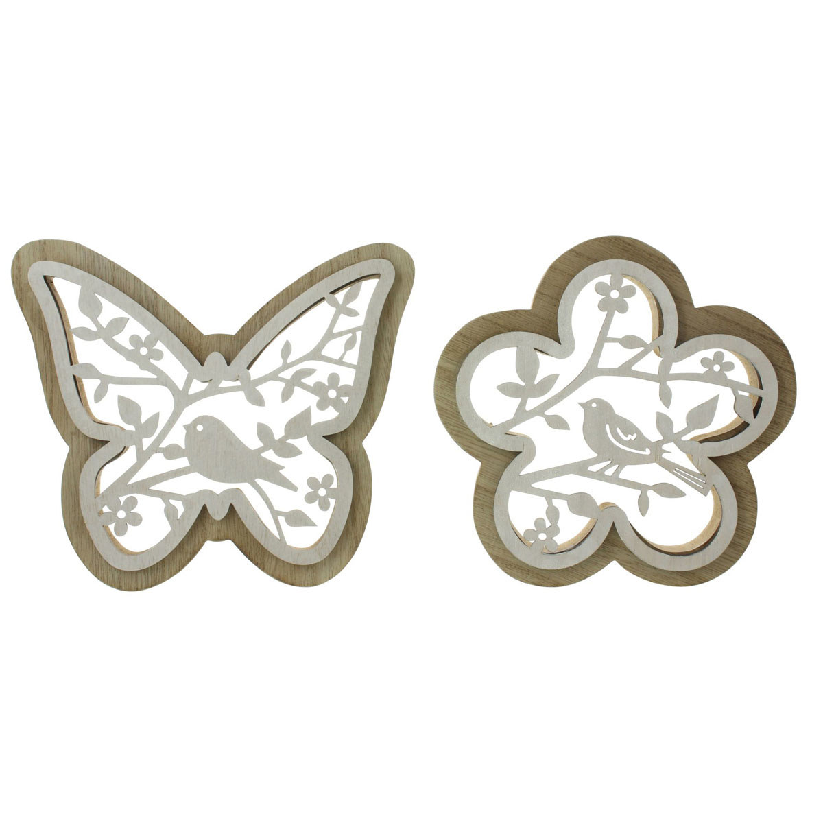 Изображение товара Декоративные фигуры Frank "Бабочка и цветок", 2 штуки