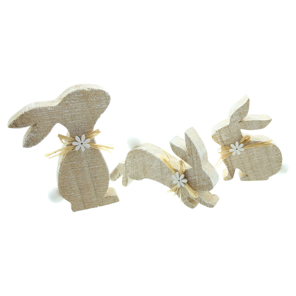 Изображение товара Декоративные фигуры Frank "Трио зайчиков", 3 фигуры