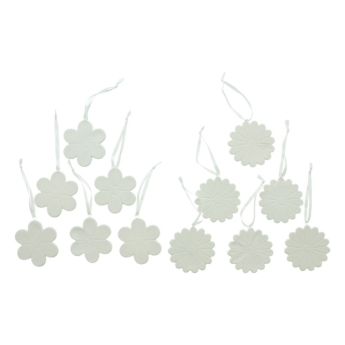 Изображение товара Подвесные фигурки-украшения Frank "Цветы", 12 штук