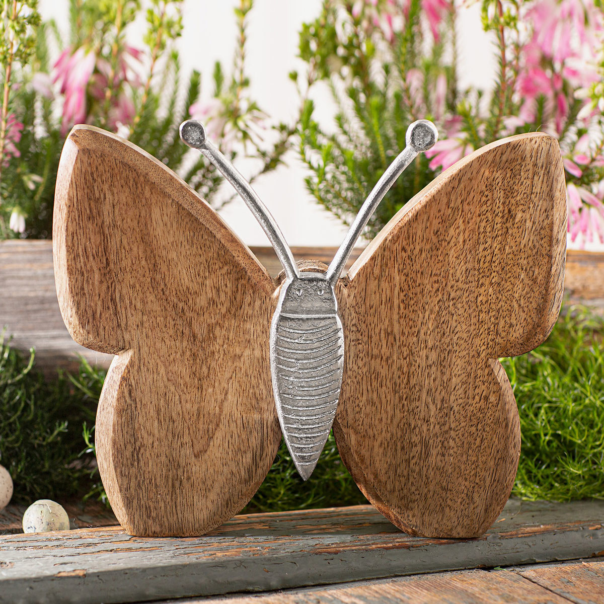 Изображение товара FRANK Бабочка - манго, декоративная фигура, 21 см