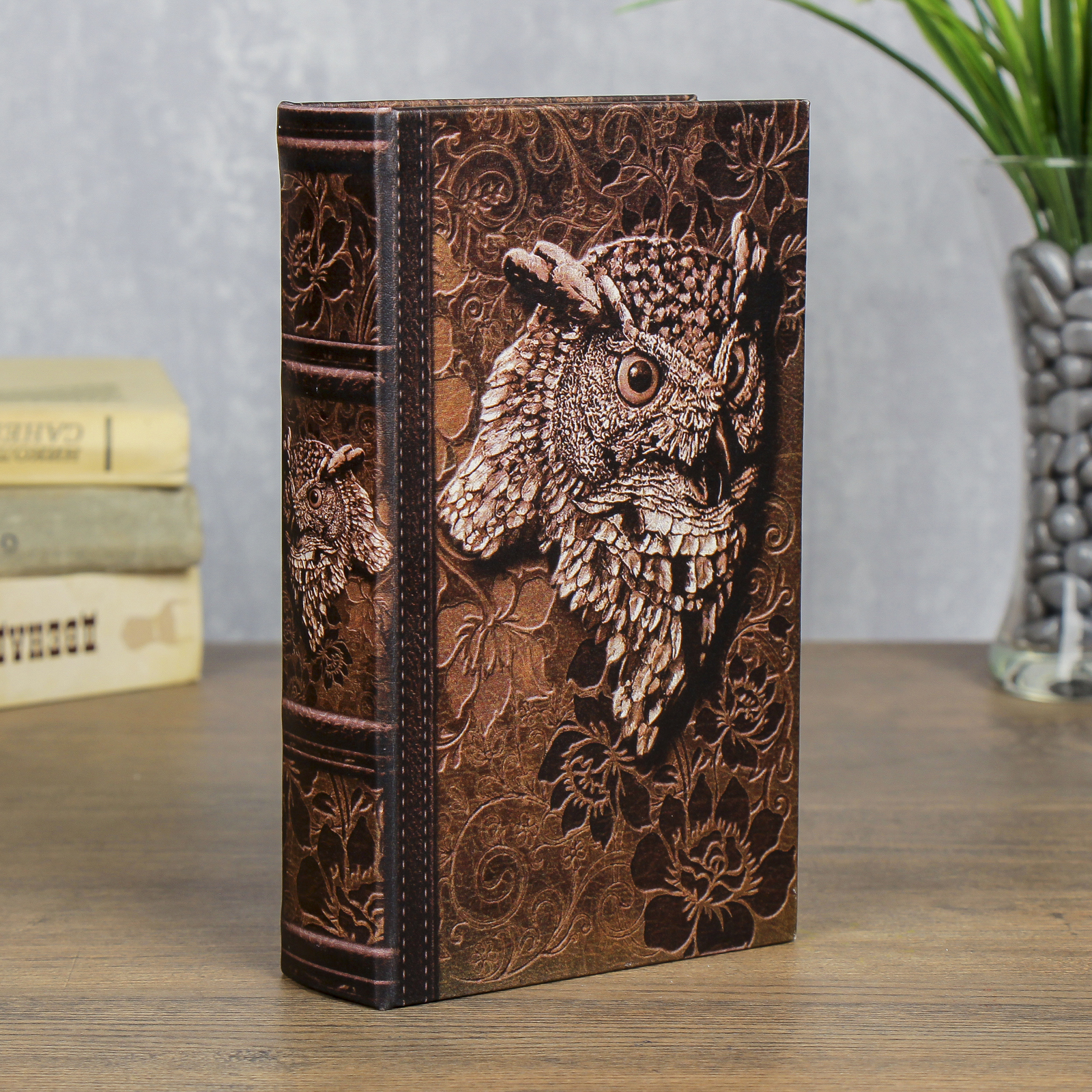 Изображение товара Шкатулка-книга сейф Simaland "Филин" 21x13x5 см Изображение товара Шкатулка-книга сейф Simaland "Филин" 21x13x5 см