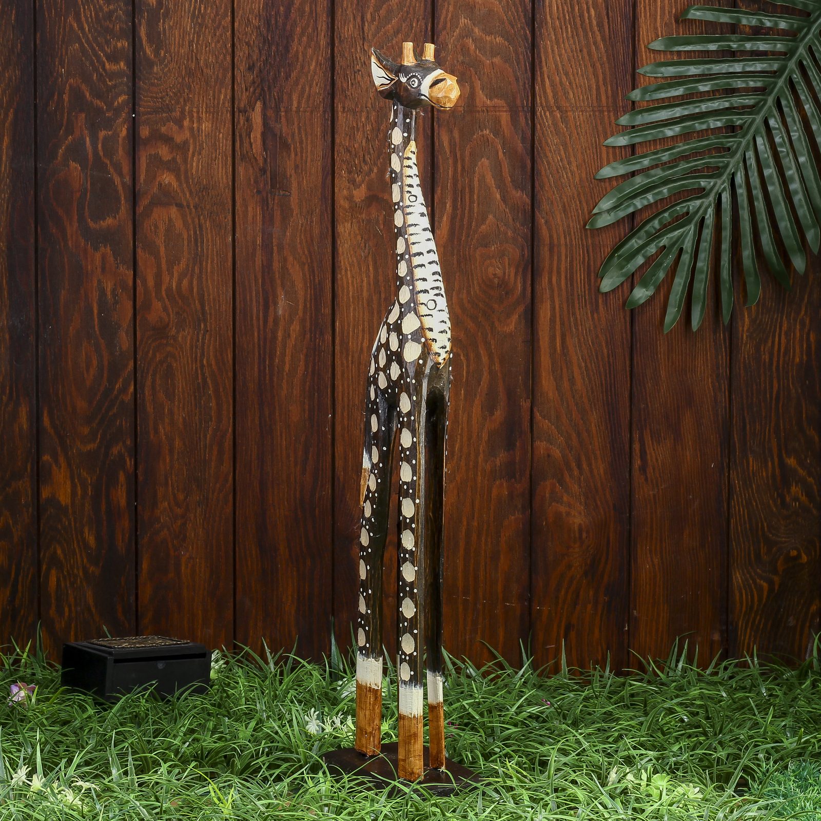 Изображение товара Фигура-жираф SIMALAND 60 см, золотисто-коричневый, дерево