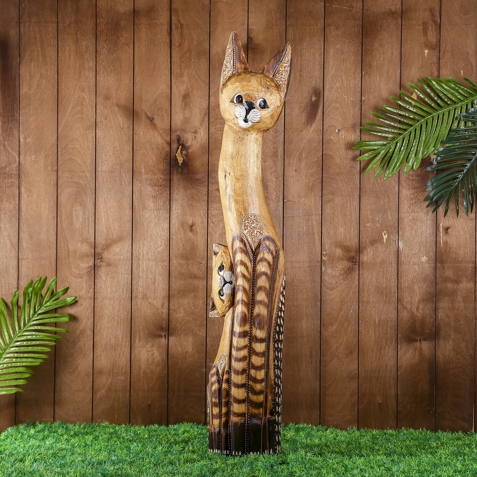 Изображение товара Фигурка сувенирная Simaland "Кошка с котенком" 80x15x8 см