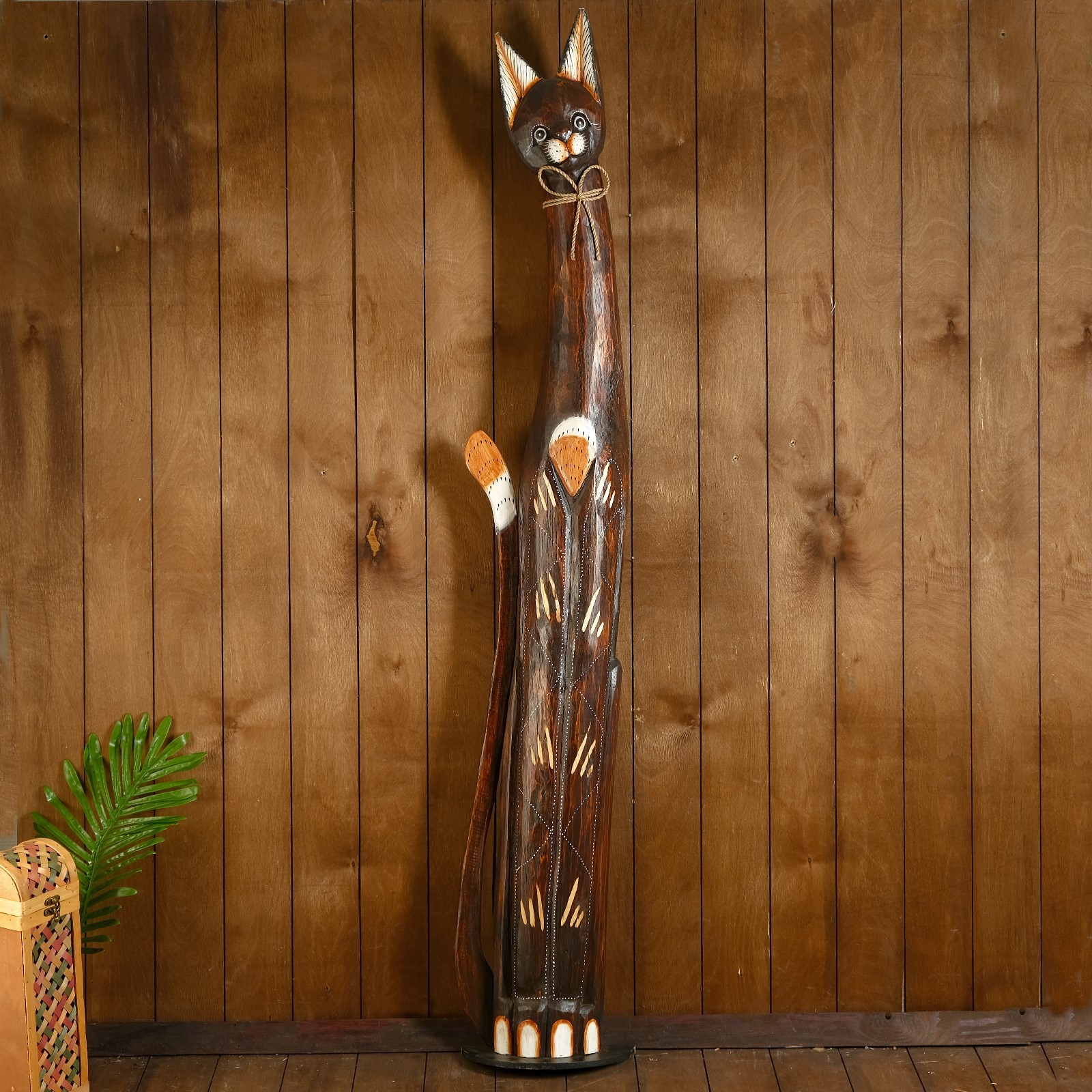 Изображение товара Фигурка сувенирная Simaland "Кошка с белой грудкой" высота 150 см