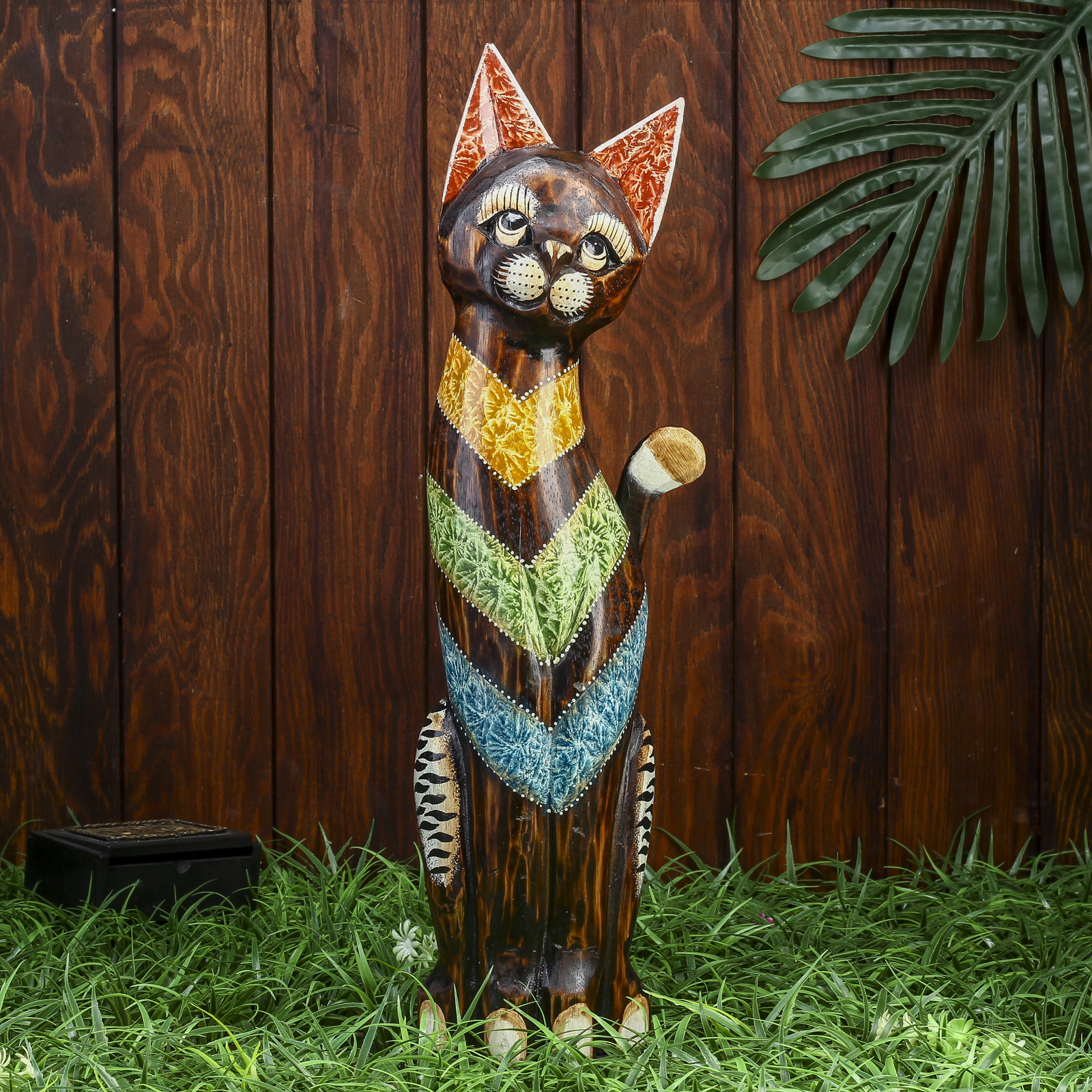 Изображение товара Фигурка сувенирная Simaland "Кошка в трех ожерельях" высота 50 см