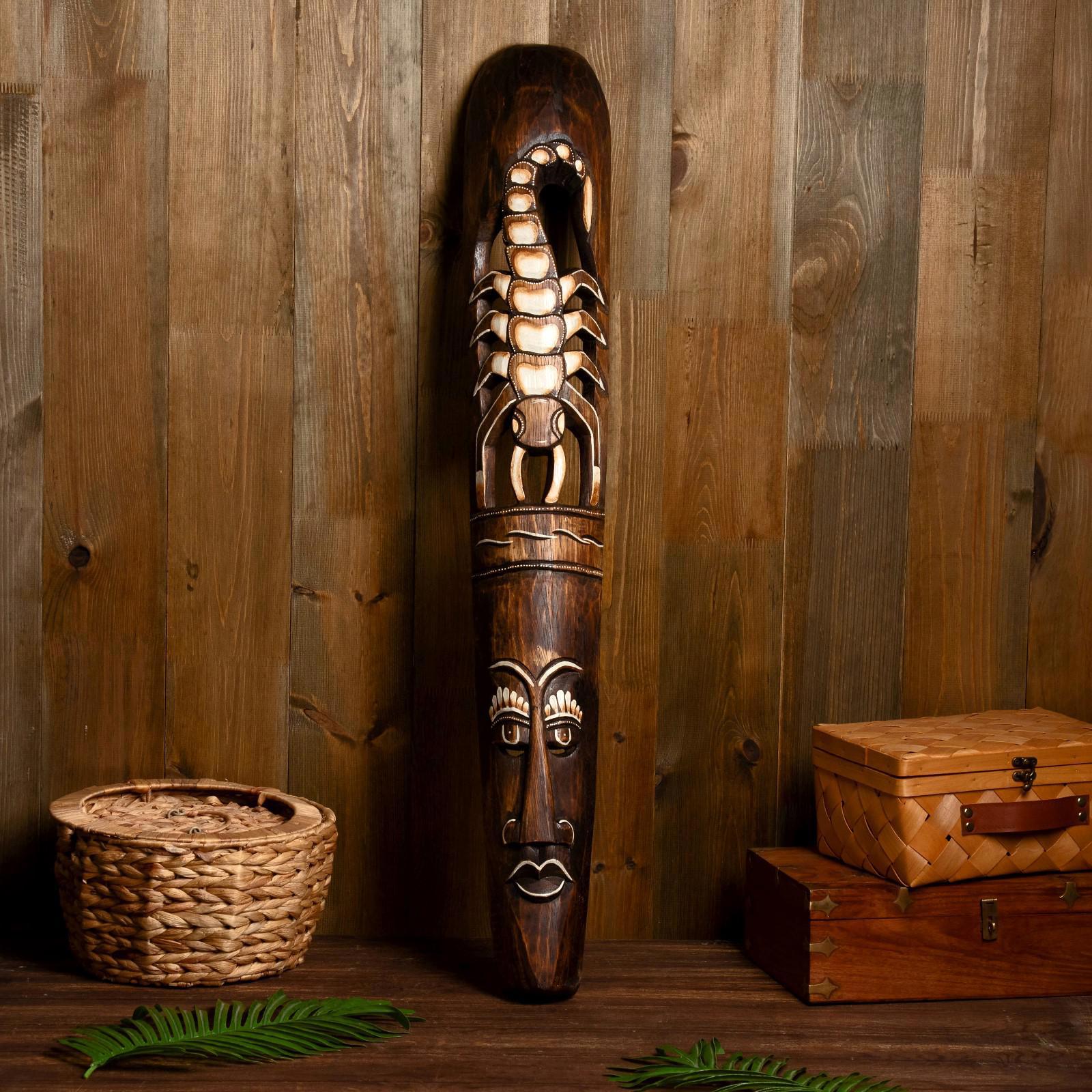 Изображение товара Панно-маска настенная Simaland Скорпион 100x14.5x5 см