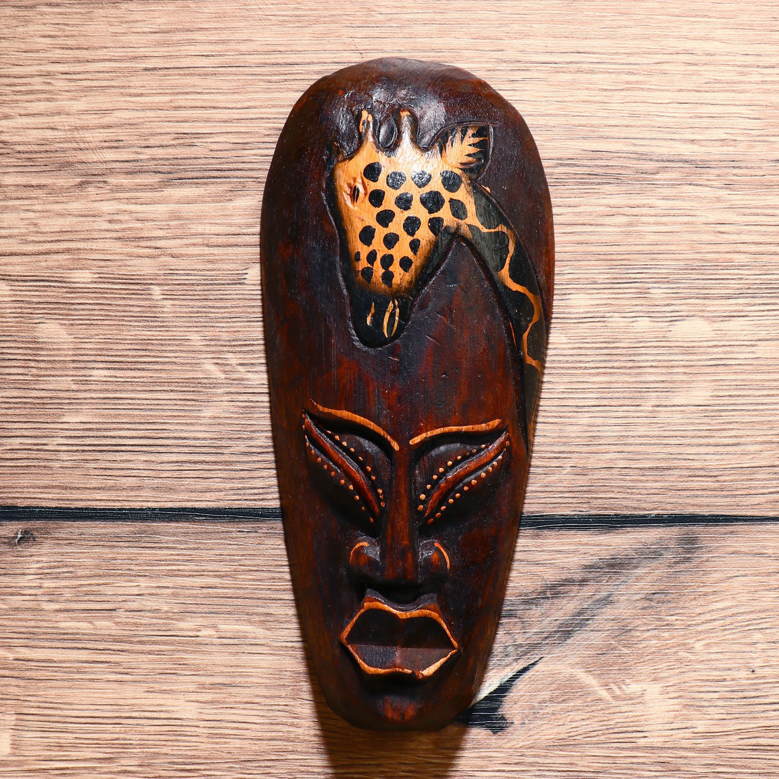 Изображение товара Панно-маска настенная Simaland Жираф 20x9x3.5 см