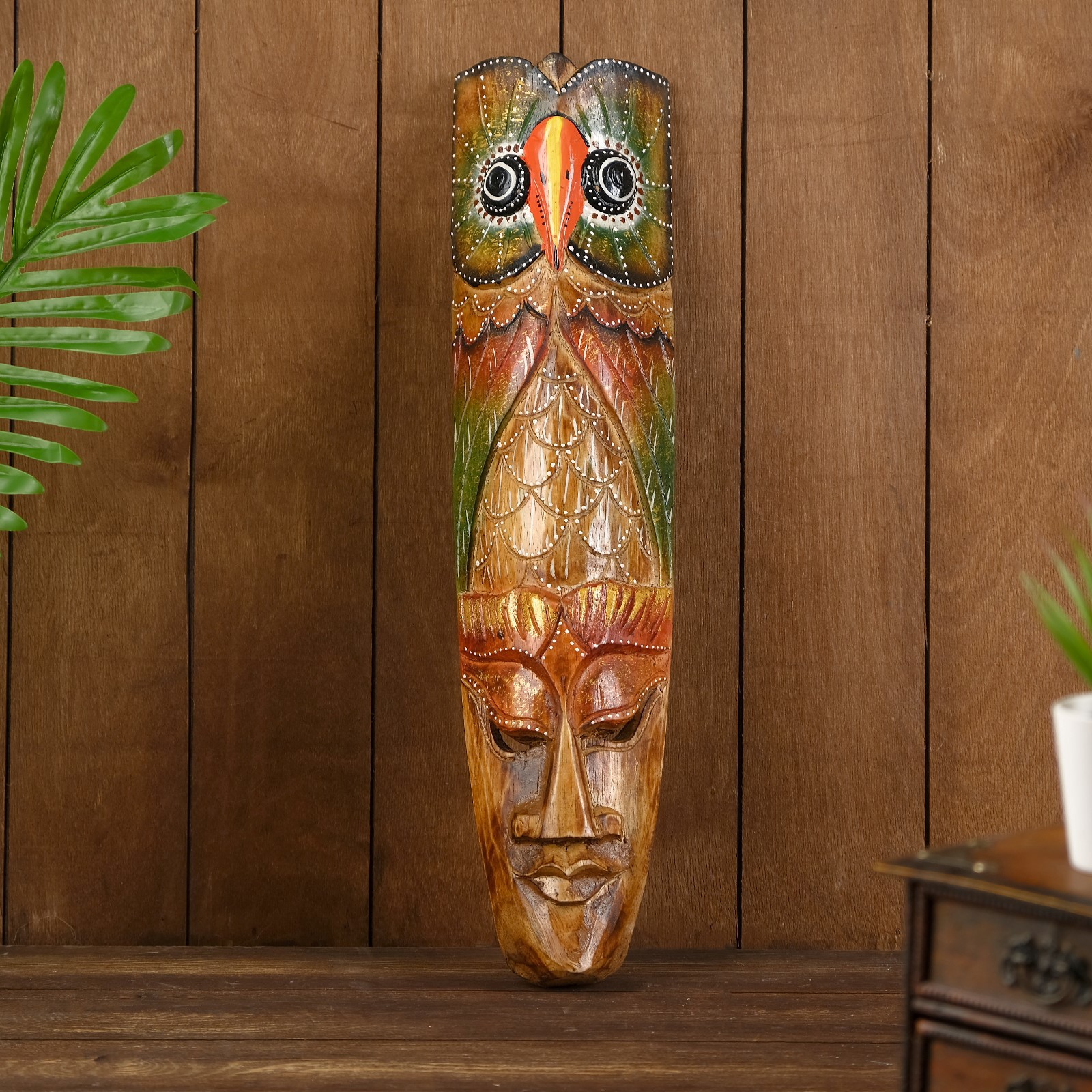 Изображение товара Панно-маска настенная Simaland "Совушка" 50x12x5 см