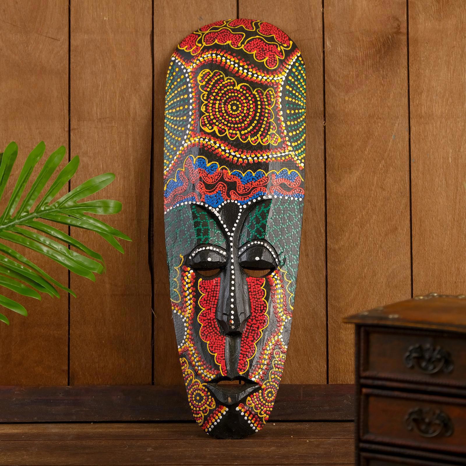 Изображение товара Панно-маска настенная Simaland "Краски" 3x12x50 см