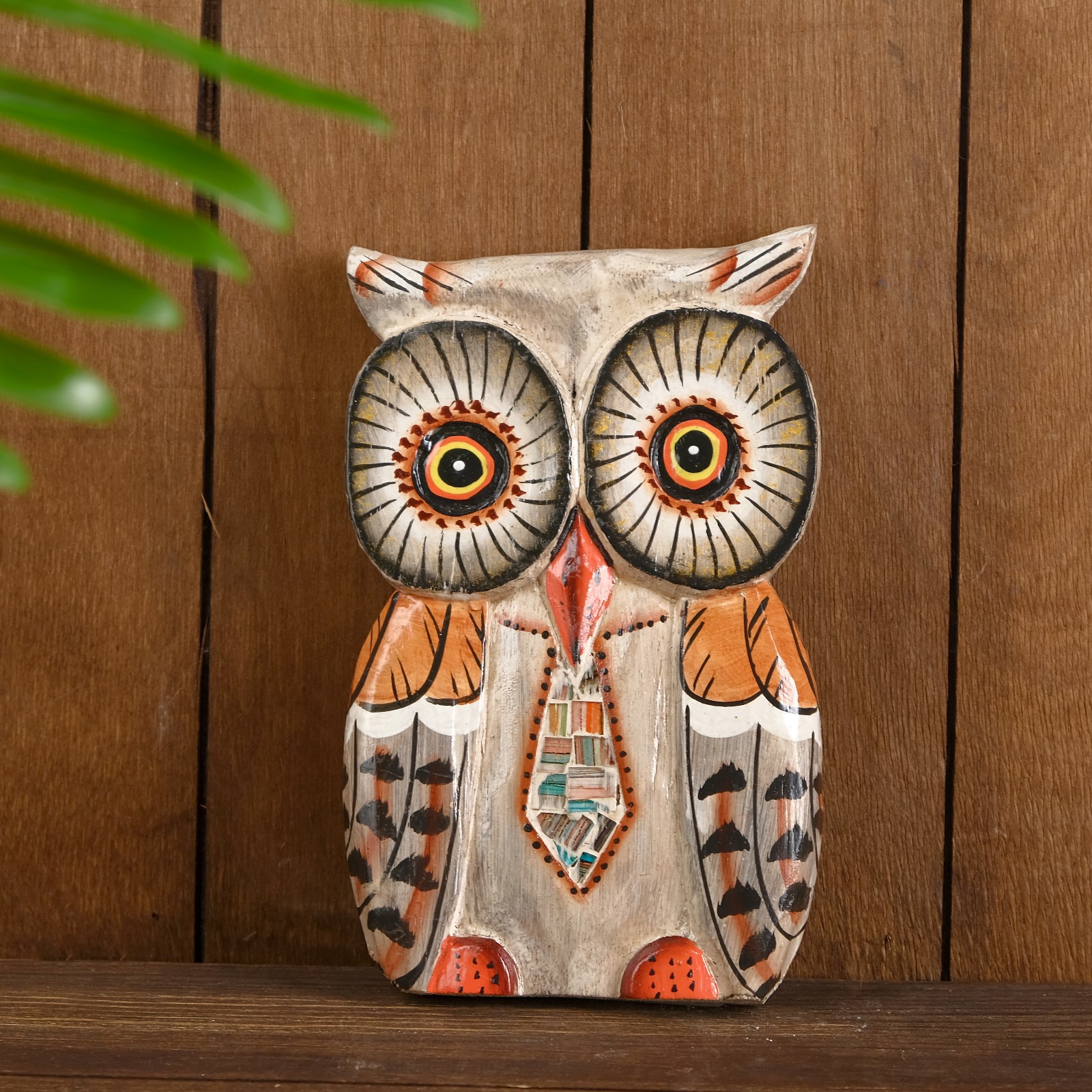 Изображение товара Панно настенное Simaland "Сова с галстуком" 14x2x20 см