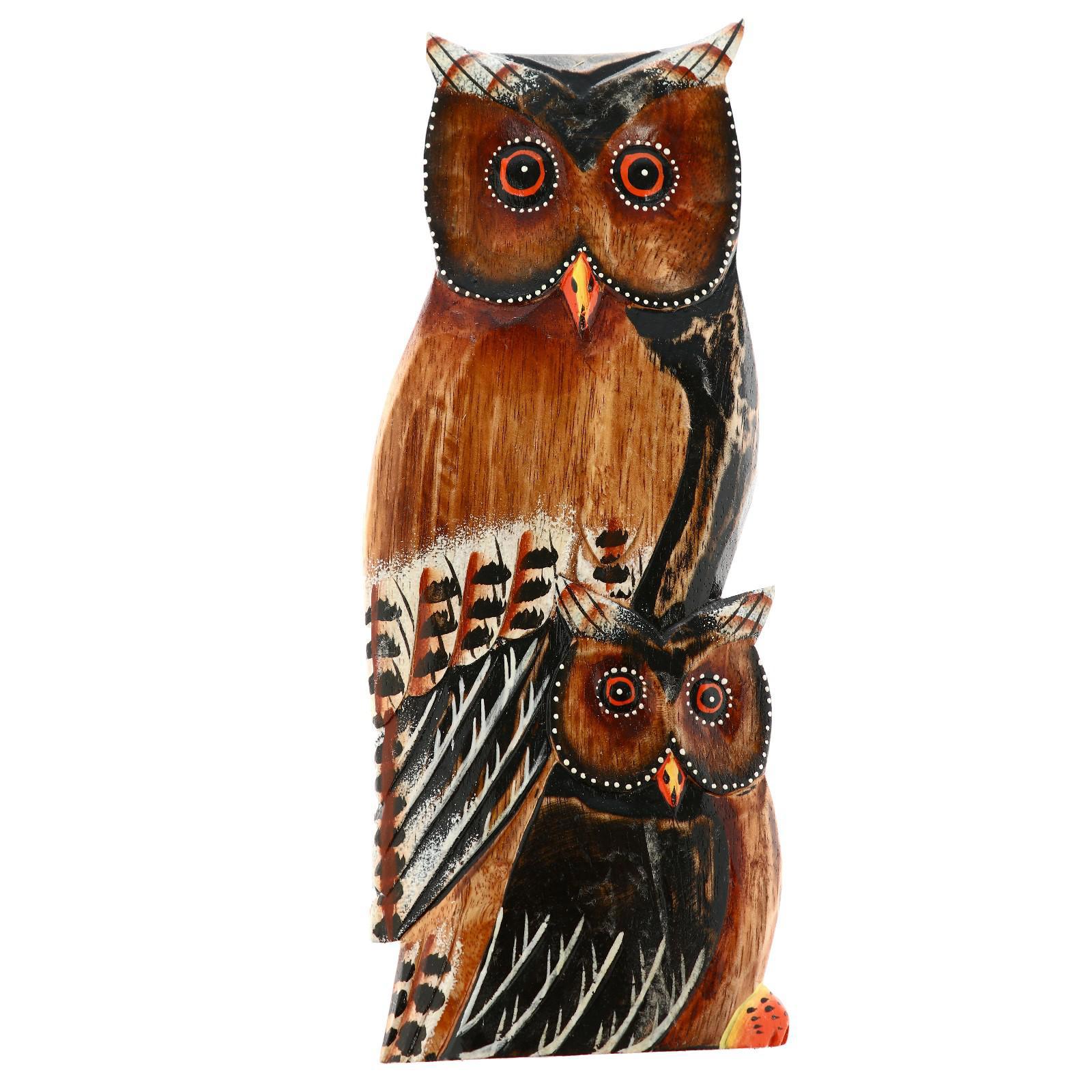 Изображение товара Панно настенное «Пара сов» SIMALAND 13.5x1.5x33 см