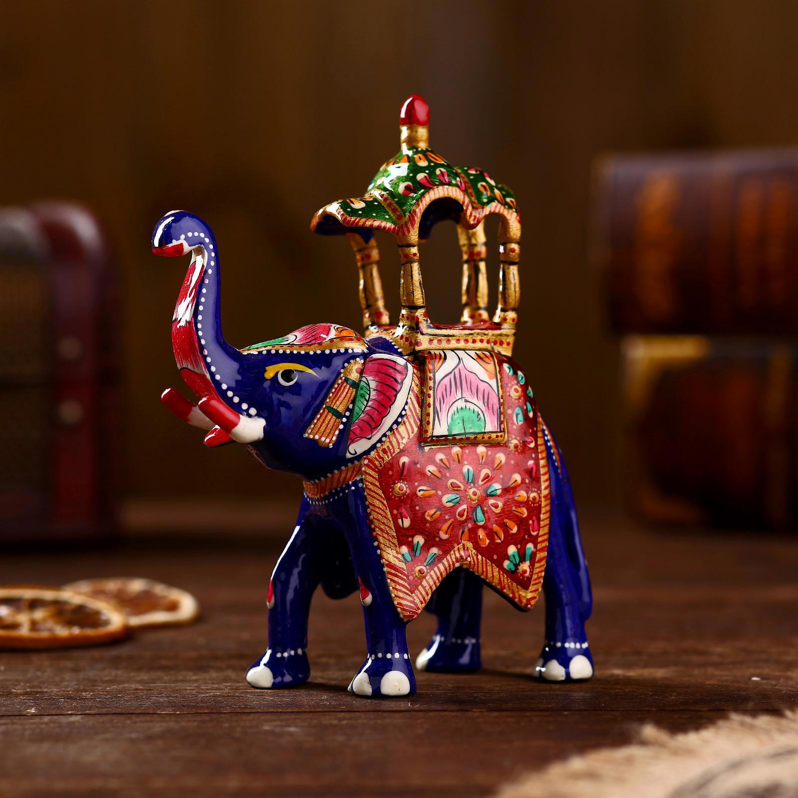 Изображение товара Фигурка сувенирная Simaland Необычный слон 16x5.5x13 см