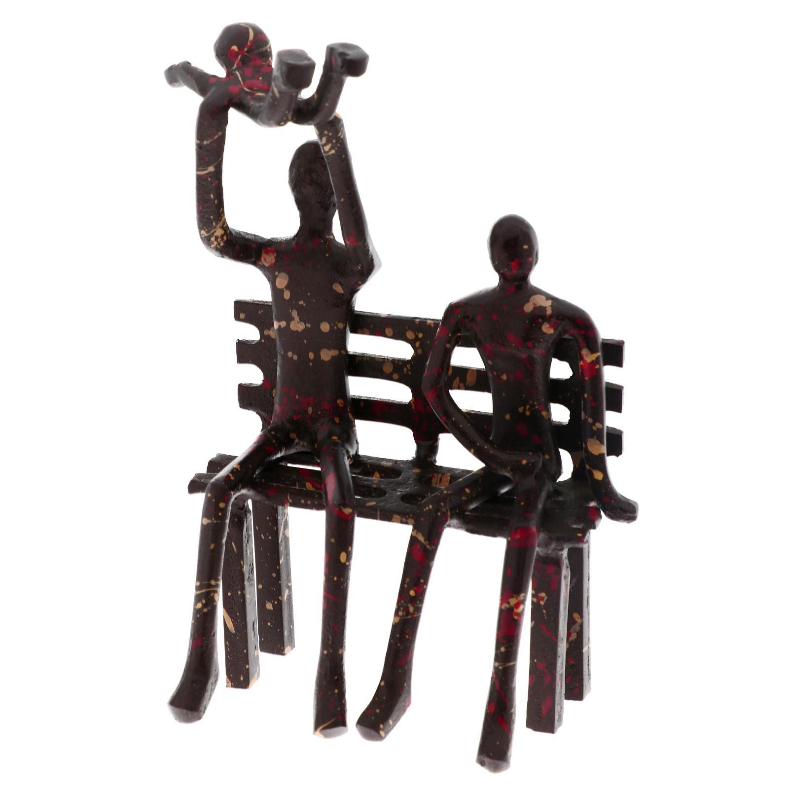 Изображение товара Декоративная фигура SIMALAND Семья 12,7x10,2x24,1 см платиновое покрытие