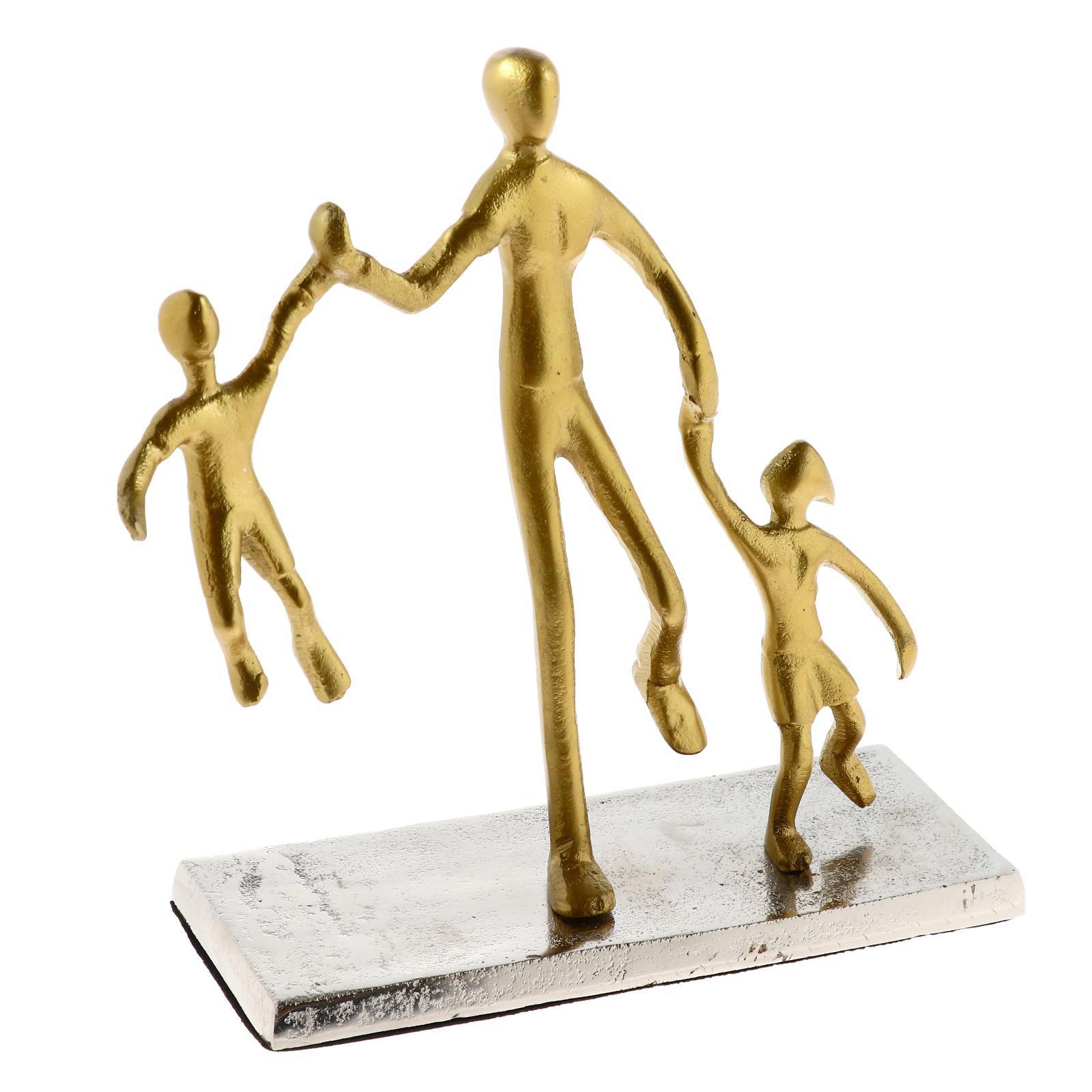 Изображение товара Фигурка сувенирная Simaland "Папа" 24.1x9.5x29.2 см (никелевое и латунное покрытие)