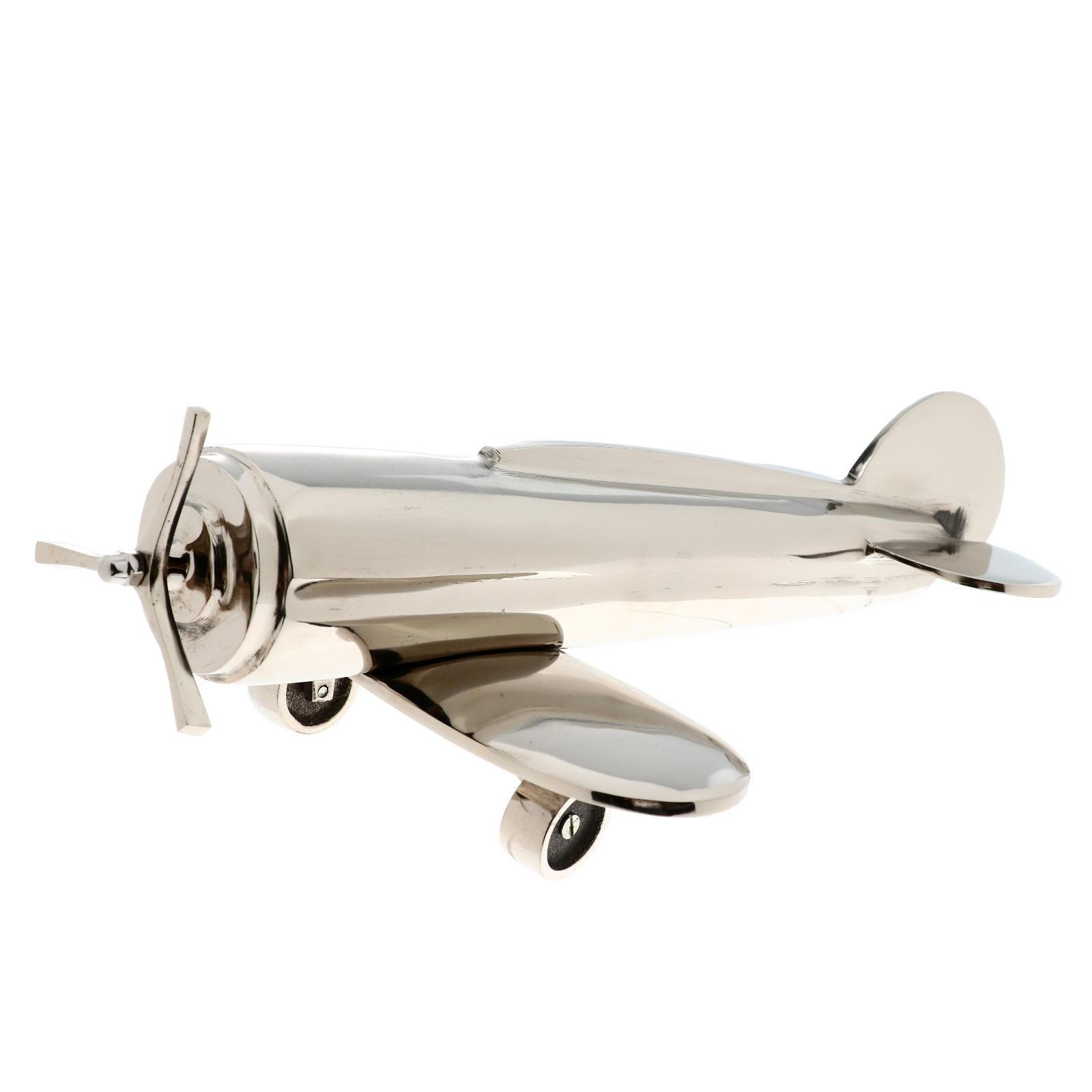 Изображение товара Фигурка сувенирная Simaland Самолёт 36.8x28.6x12.7 см (никелевое покрытие)