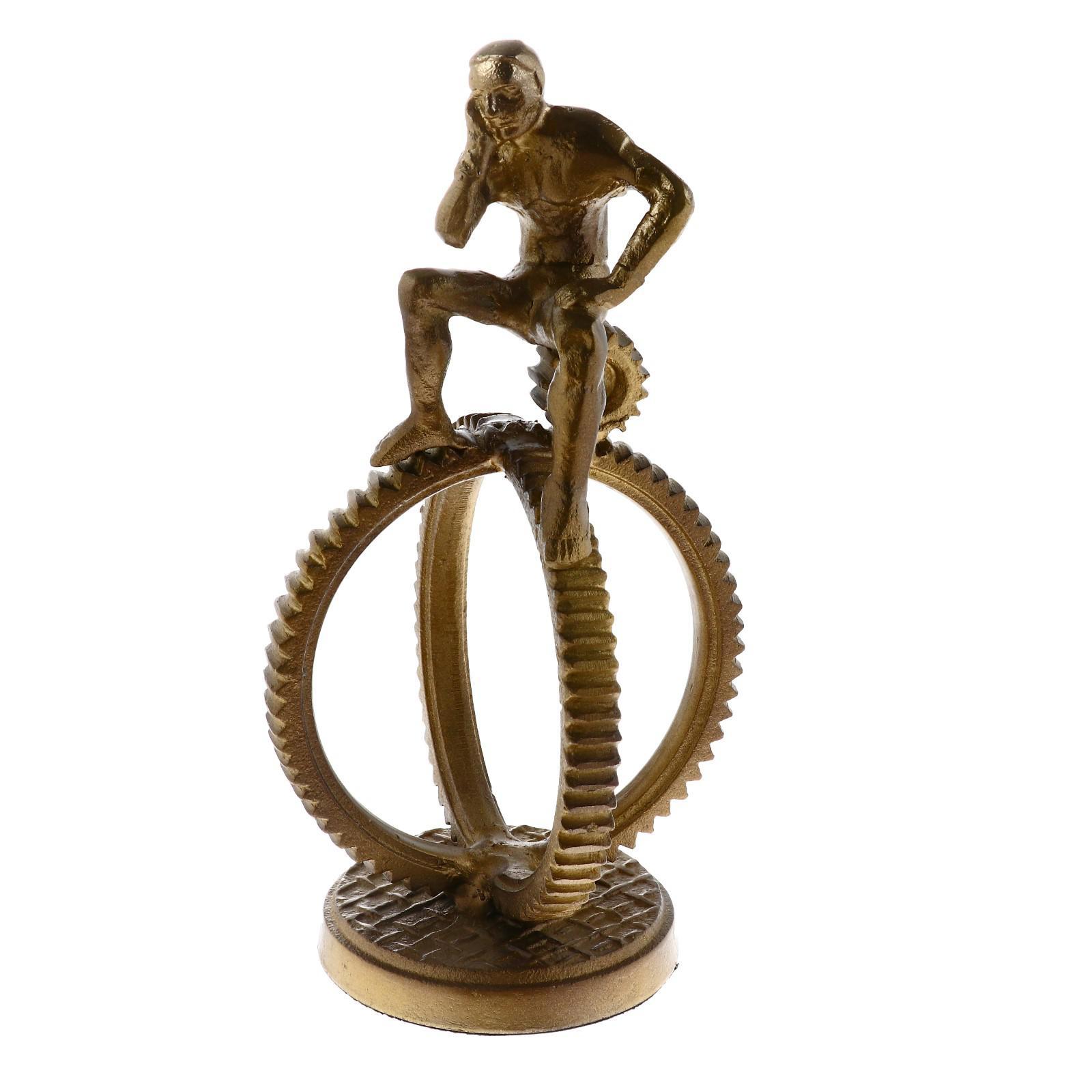 Изображение товара Мыслитель SIMALAND — декоративная фигура 31,8 см, алюминий с латунным покрытием