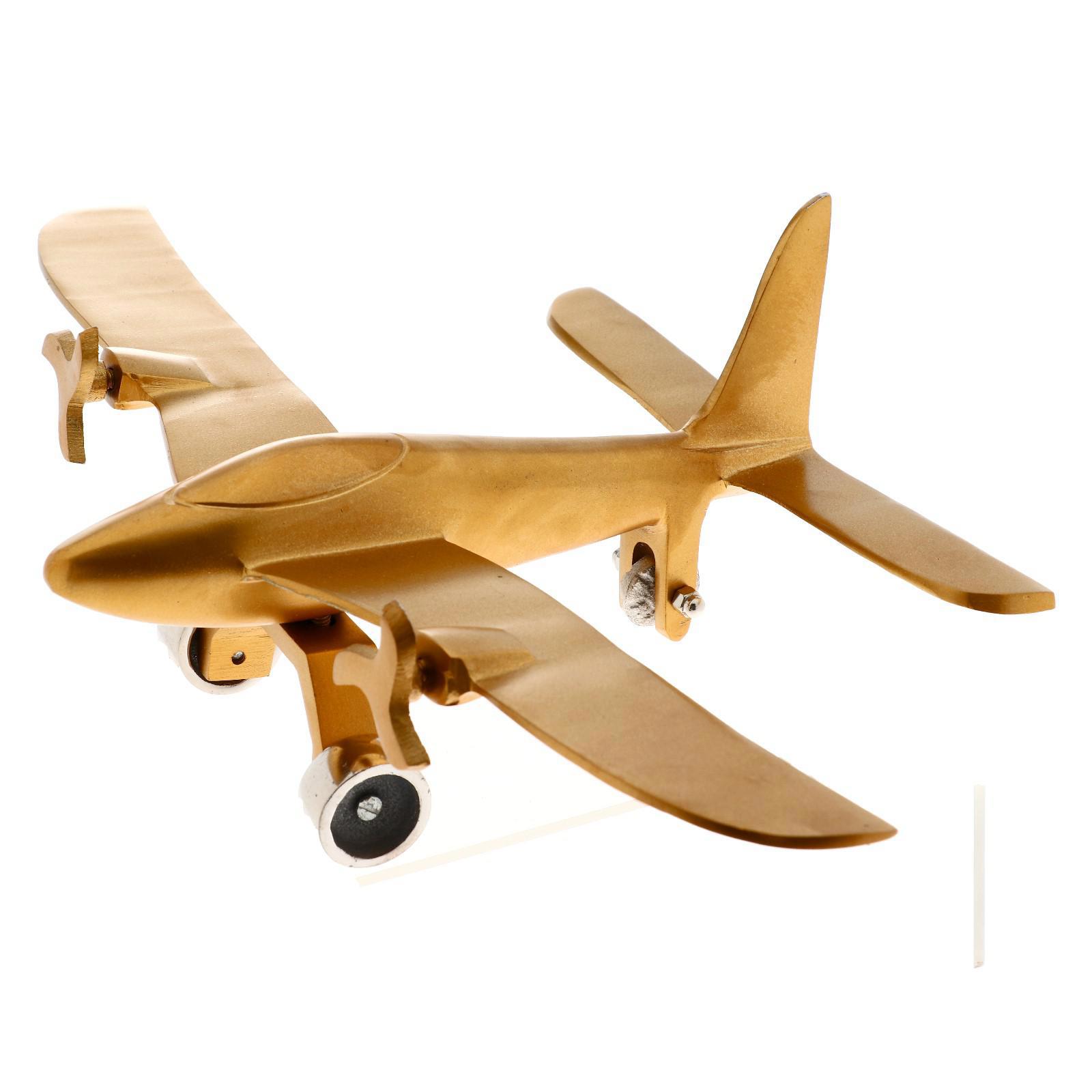 Изображение товара Фигурка сувенирная Simaland Самолёт 43.8x25.4x14 см (золотое покрытие)