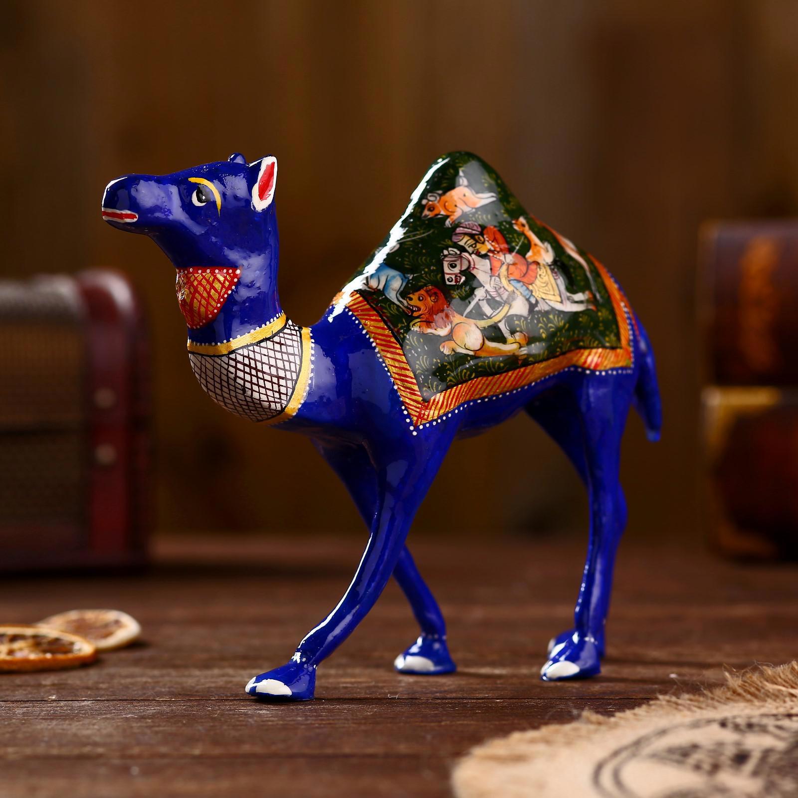 Изображение товара Фигурка сувенирная Simaland Расписной верблюд 14.5x5.5x12 см