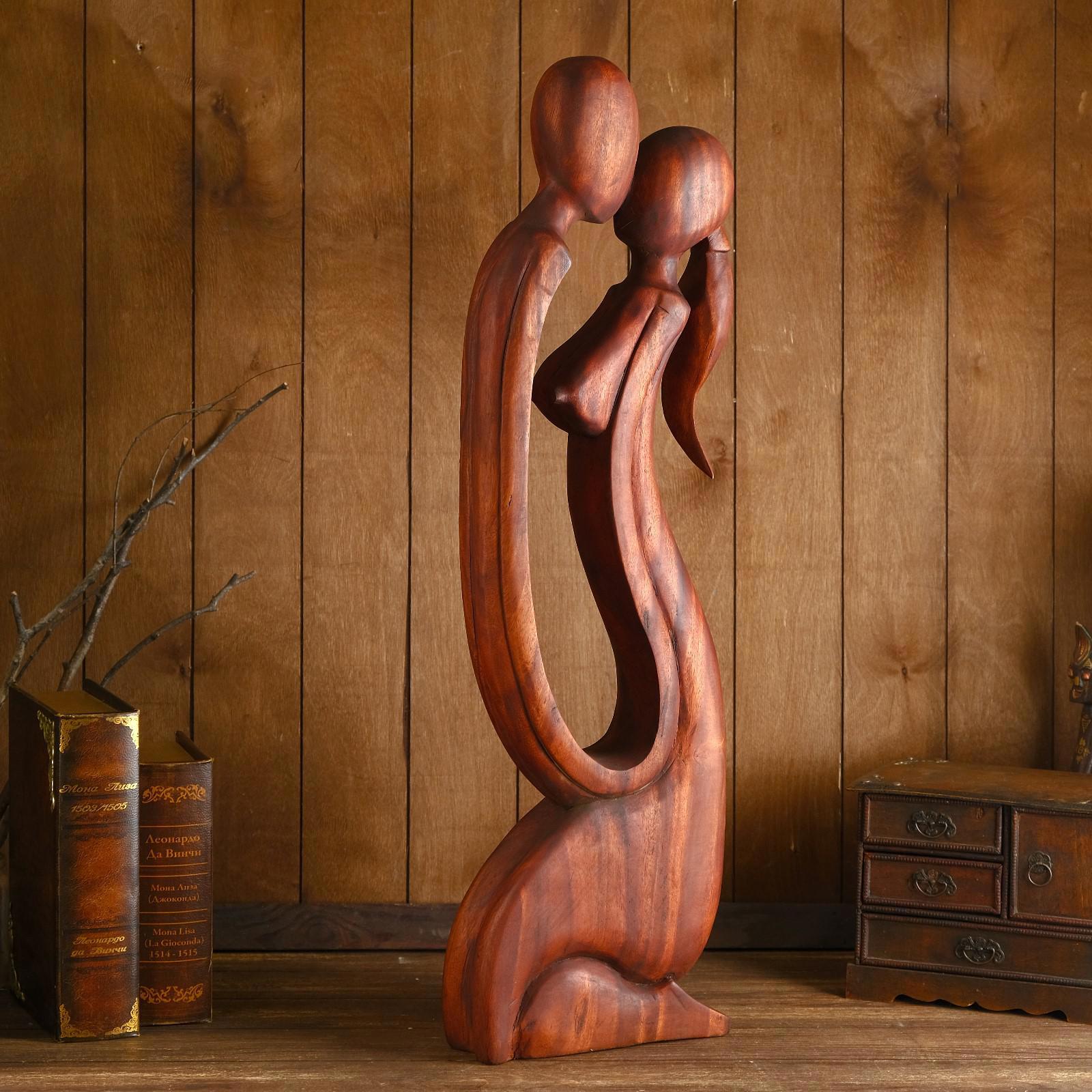 Изображение товара Фигурка Simaland Чувственность — декоративная деревянная фигура 80x23x8 см