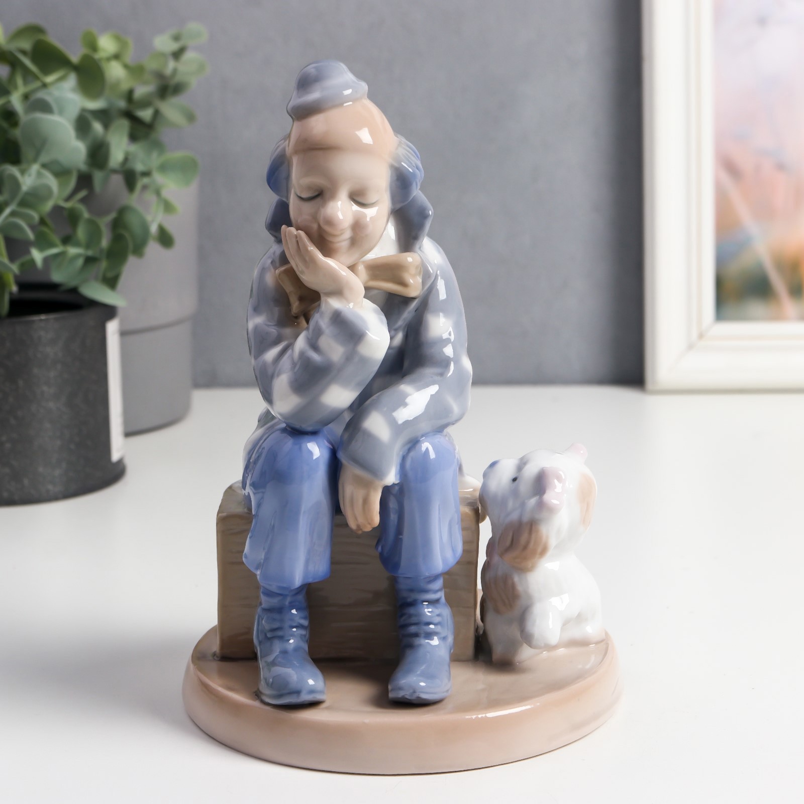 Изображение товара Декоративная фигурка Simaland Клоун с собакой 18x12x12 см цветная Изображение товара Декоративная фигурка Simaland Клоун с собакой 18x12x12 см цветная