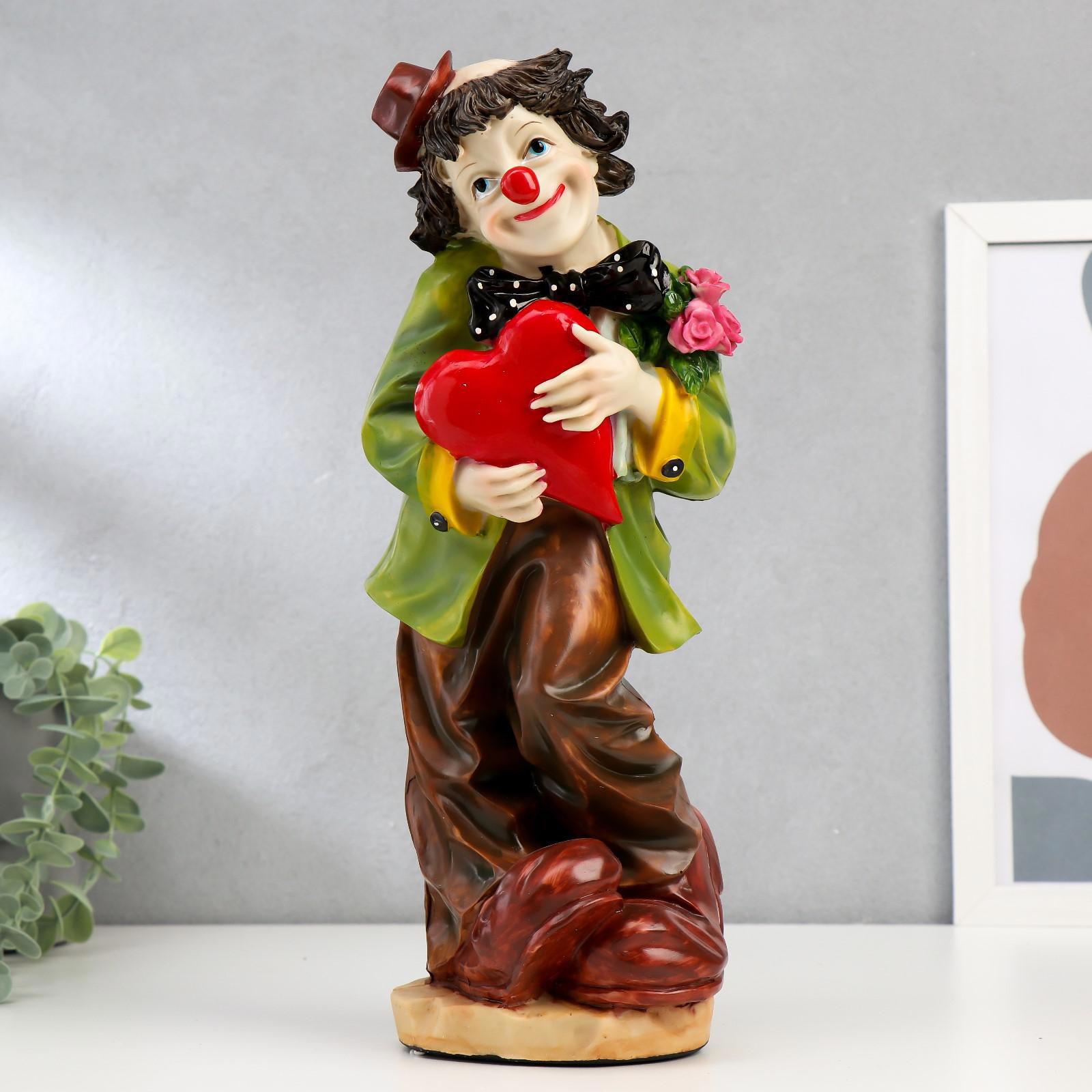 Изображение товара Фигурка сувенирная Simaland Клоун с сердечком 35.5x12.5x12.5 см
