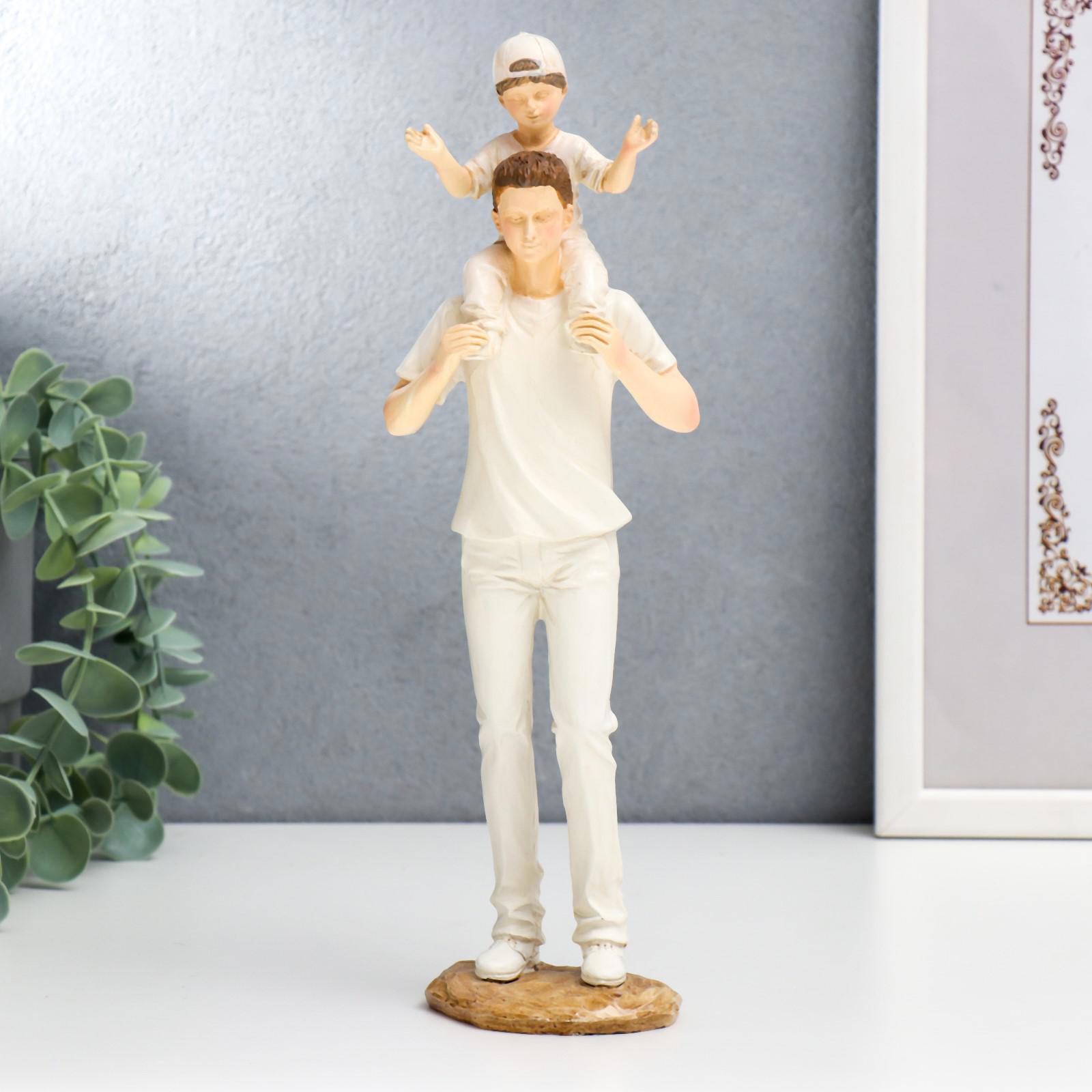 Изображение товара Фигурка сувенирная Simaland Отец и сын 25.5x6x8.5 см