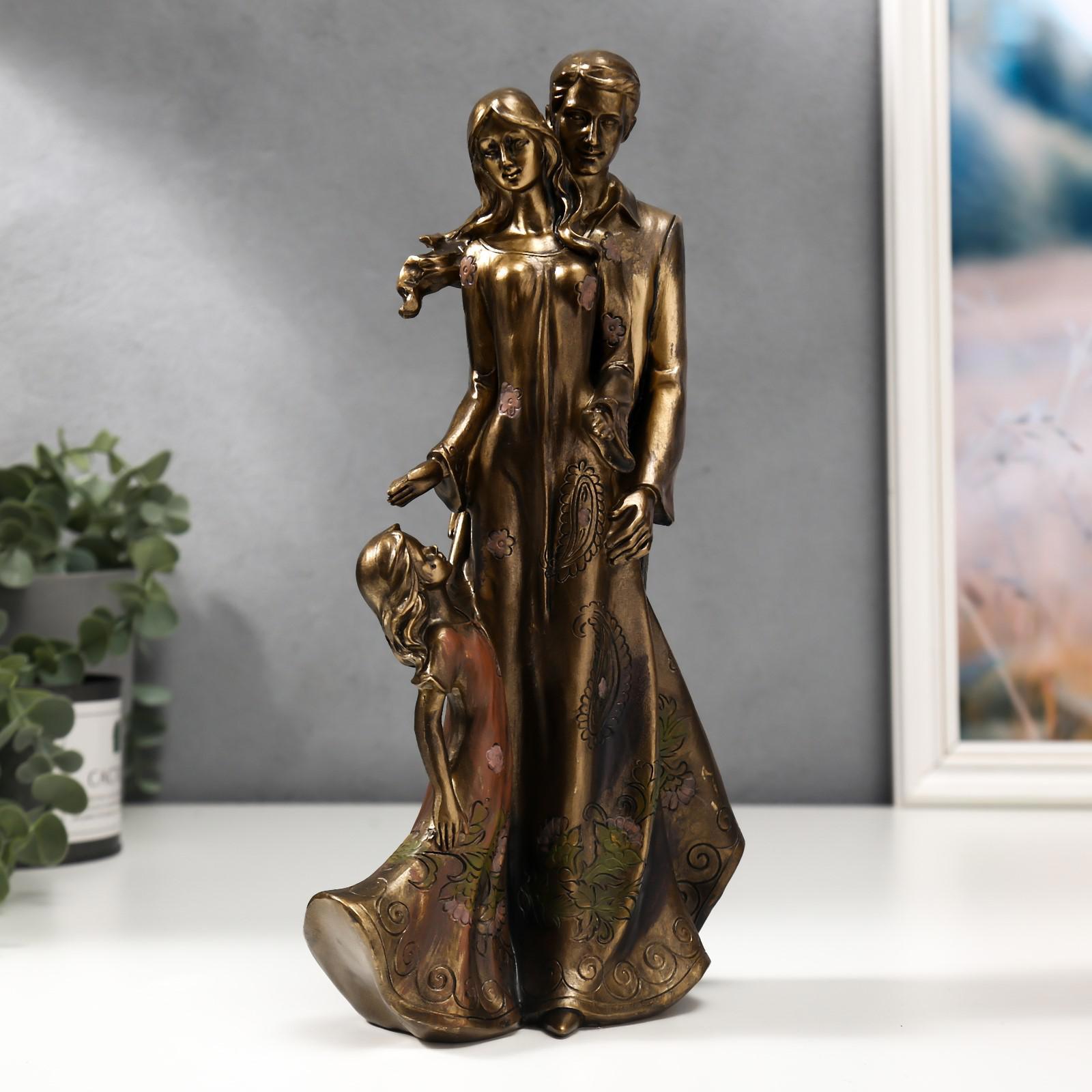 Изображение товара Фигурка сувенирная Simaland Папа, мама, я 29.5x15.3x8.5 см