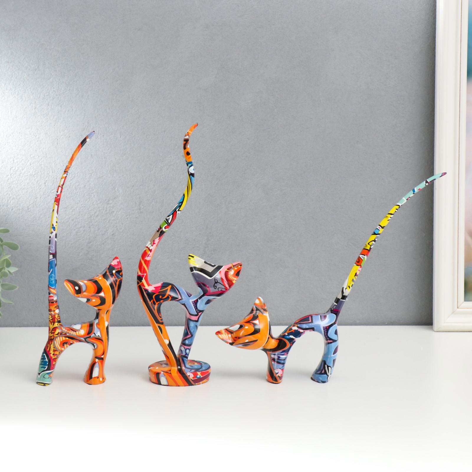 Изображение товара Декоративная фигура SIMALAND Котики Набор 3 шт