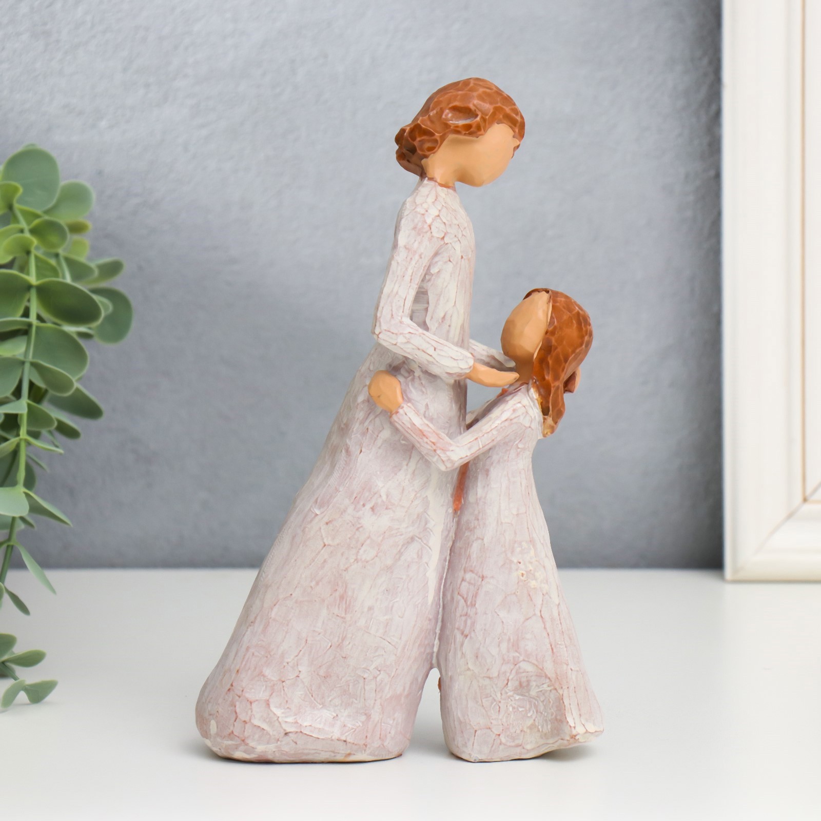 Изображение товара Фигурка сувенирная Simaland "Мама с дочерью" 20x11.5x5 см