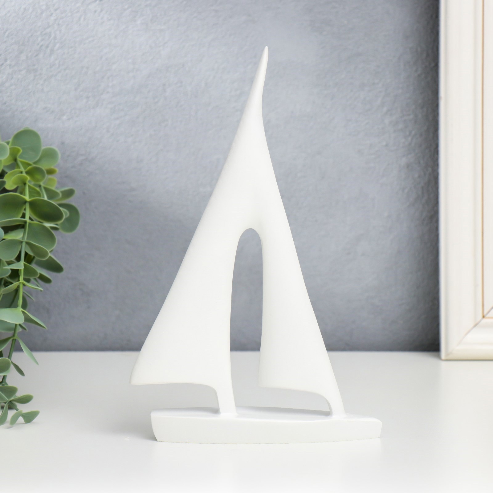 Изображение товара Фигурка сувенирная Simaland "Парусник" белый 21x14x4 см