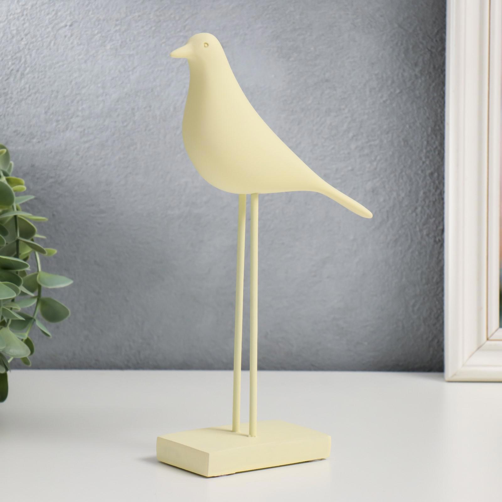 Изображение товара Фигурка сувенирная Simaland "Птица - длинные лапки" белая 23x17 см