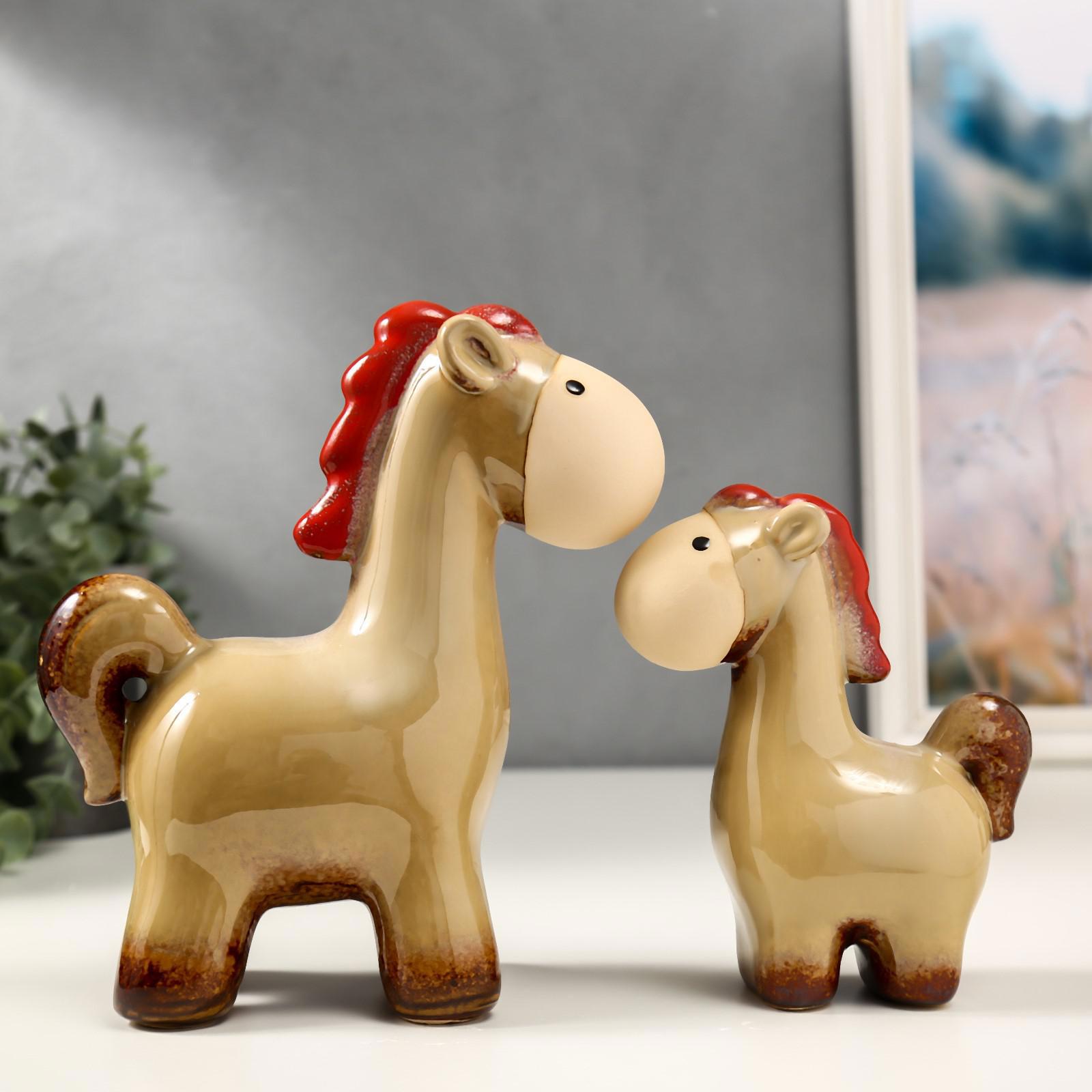 Изображение товара Коняшки — набор фигурок SIMALAND, керамика, 2 шт