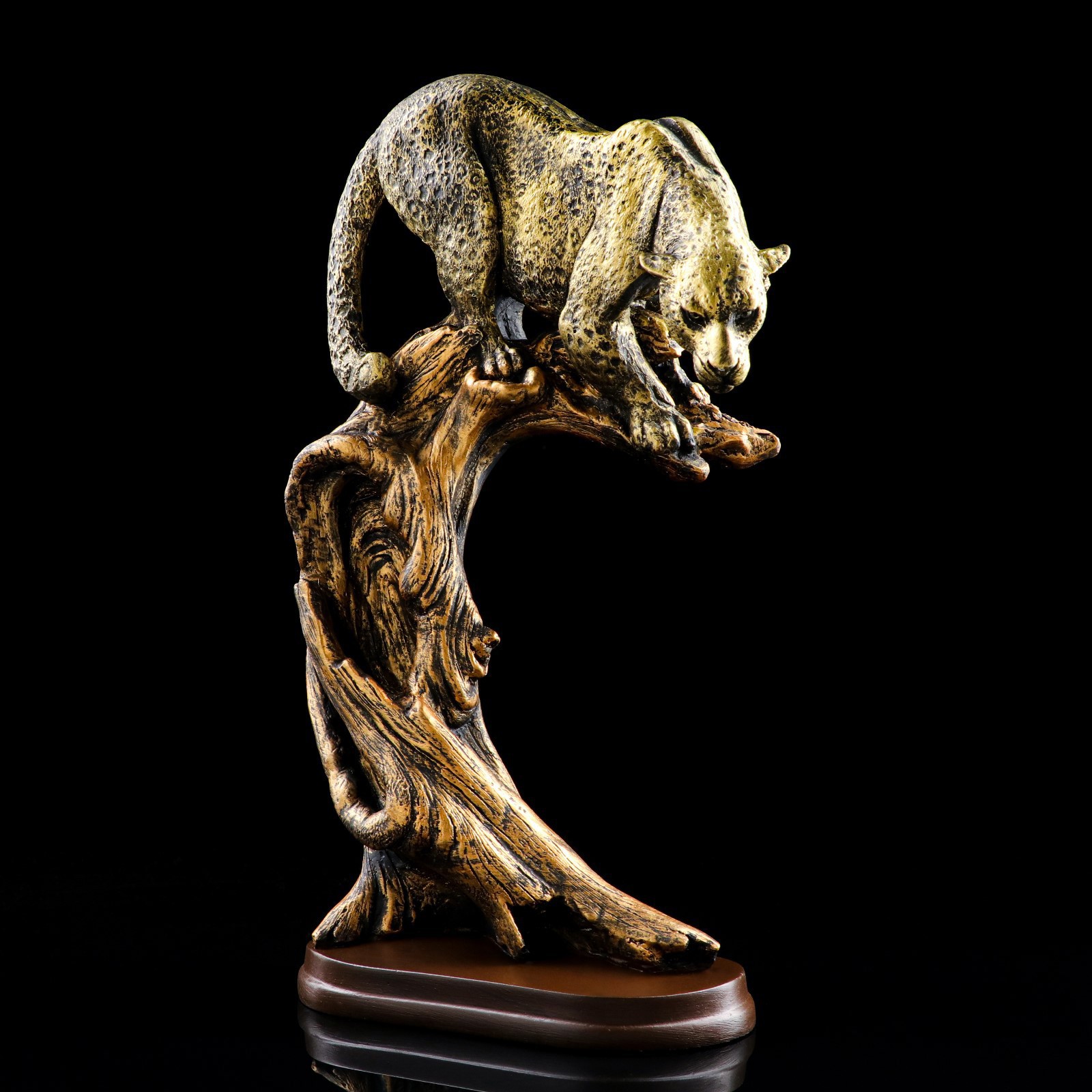 Изображение товара Декоративная фигура PREMIUM GIPS Леопард на дереве 43 см