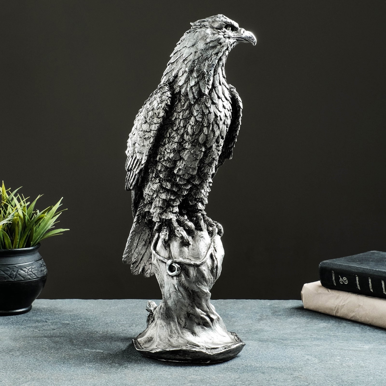 Изображение товара Фигура "Орел на коряге" 40x17x13 см, сталь