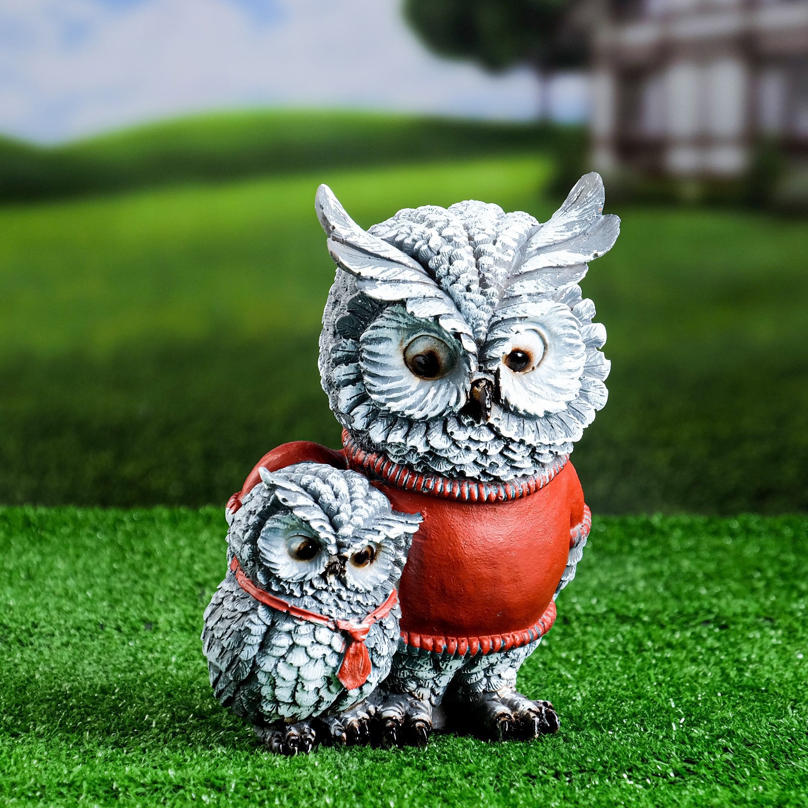 Изображение товара Декоративная фигура ХОРОШИЕ СУВЕНИРЫ Две совы 23 см