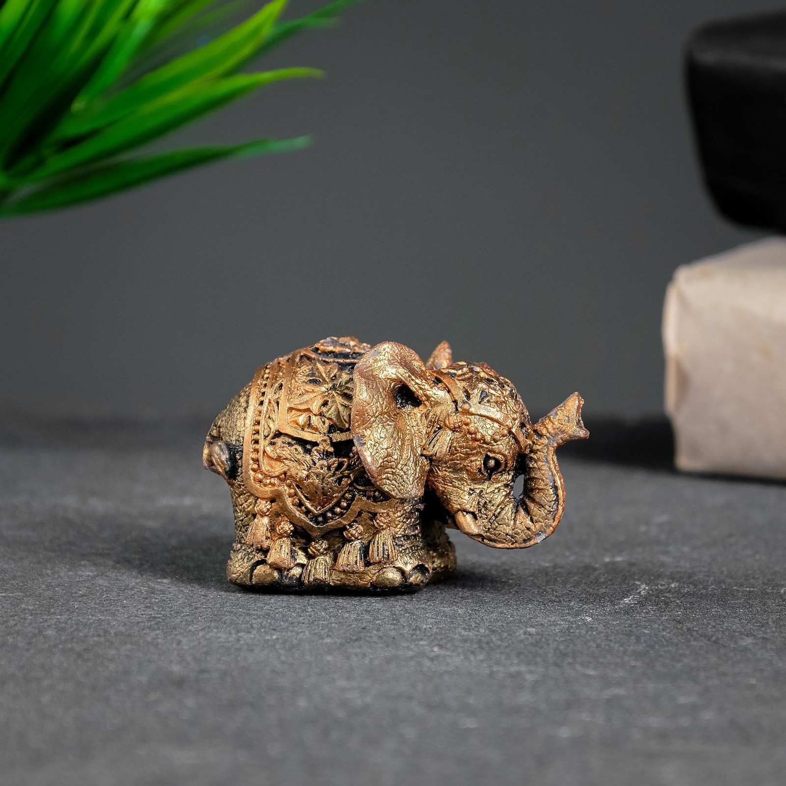 Изображение товара Фигура "Индийский слоненок" бронза, 5см