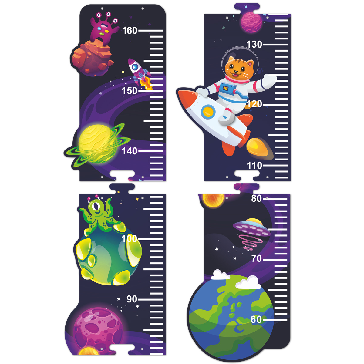 Изображение товара Ростомер Орландо Зверо-космос 009004лзр075 — экологическое деревянное украшение