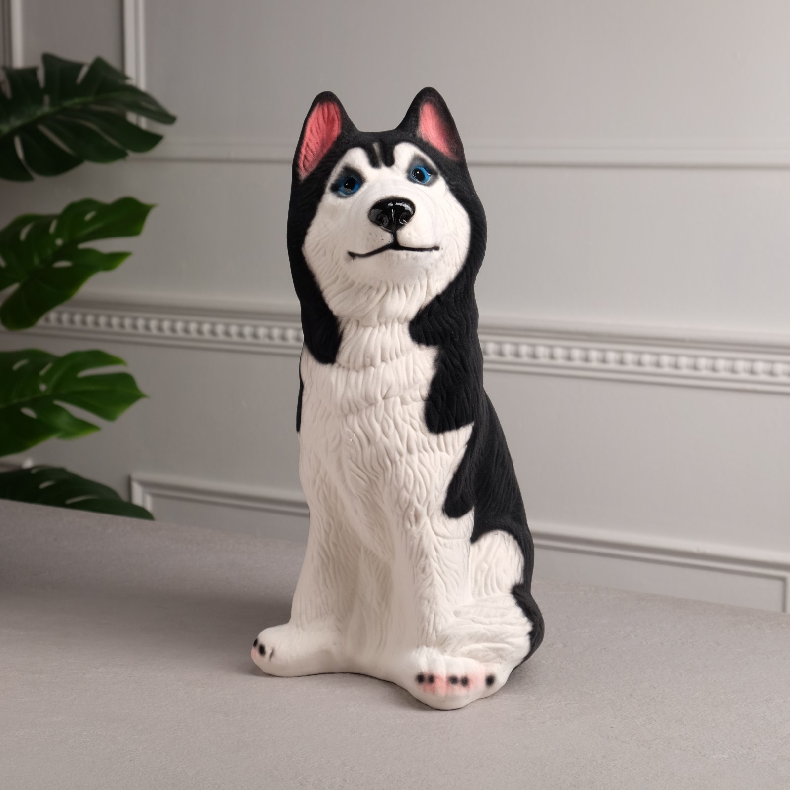 Изображение товара Декоративная копилка SIMALAND Собака Хаски 39 см