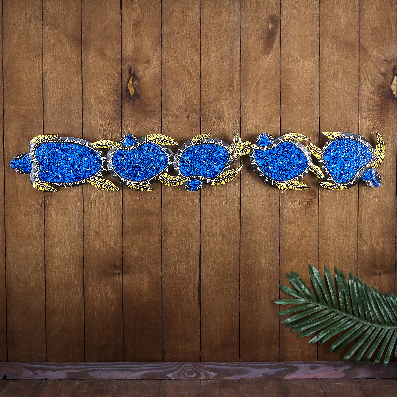 Изображение товара Панно настенное "Морские черепашки" 17x1.5x100 см