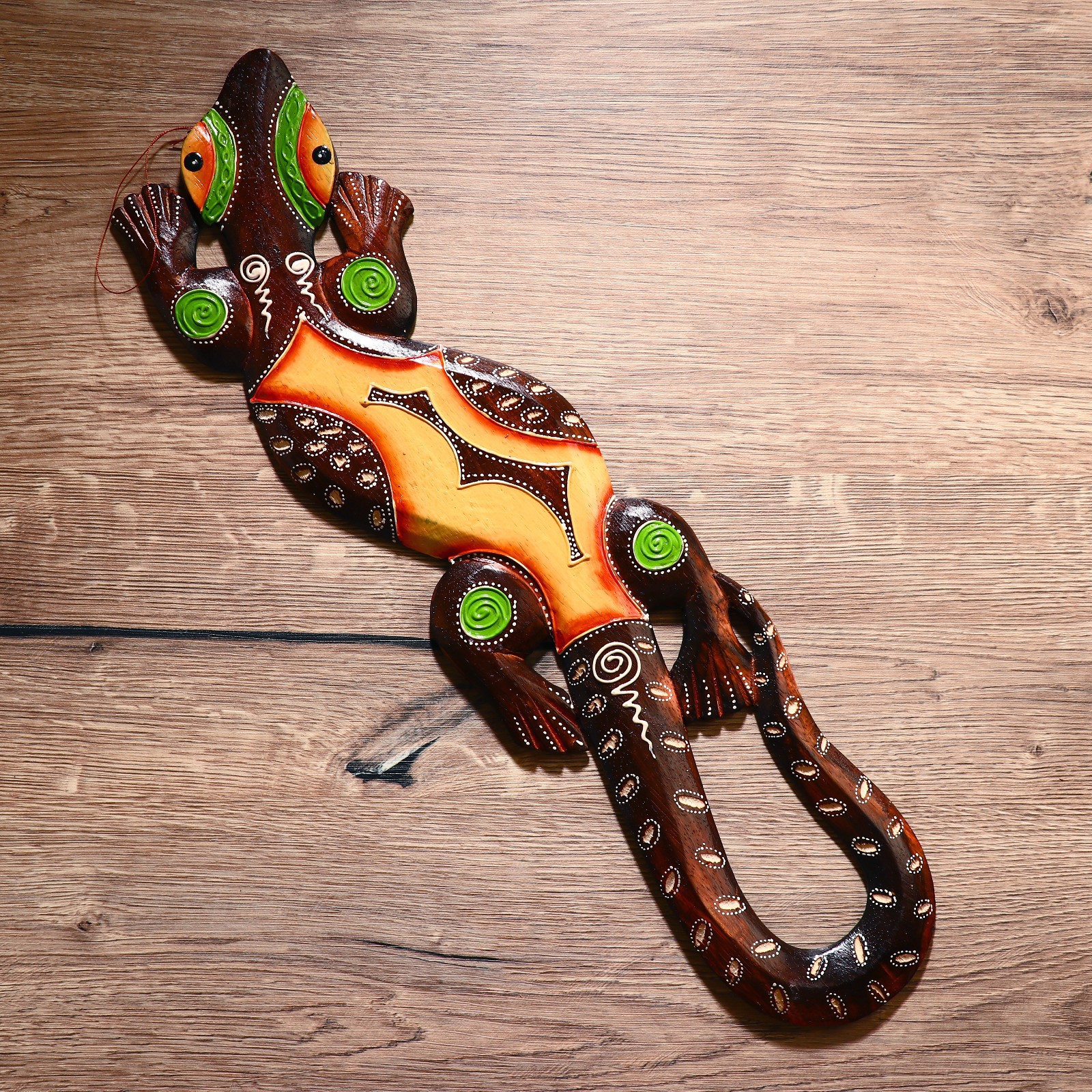 Изображение товара Панно SIMALAND Геккон с пятнистой спинкой 50x11 см