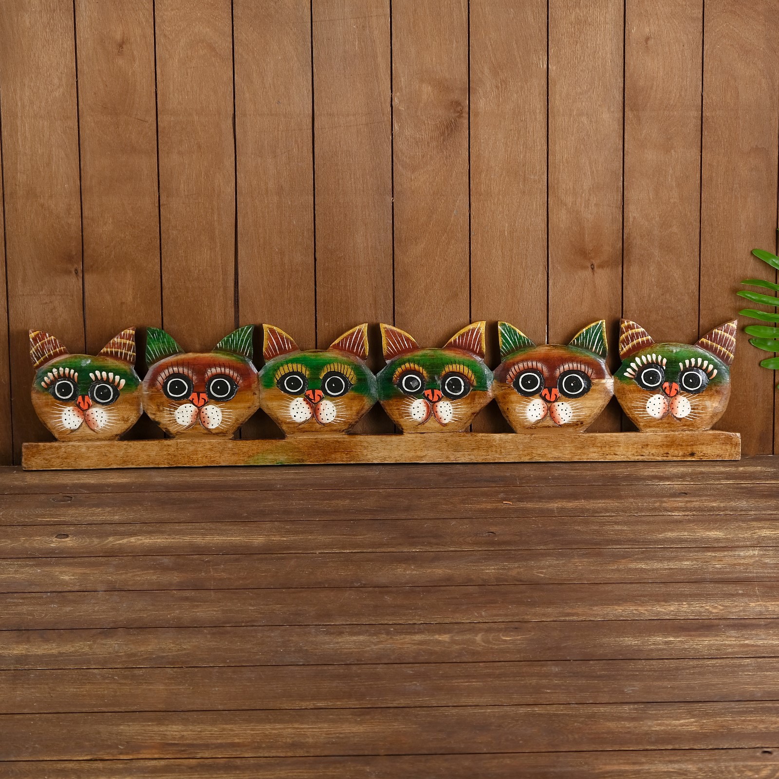 Изображение товара Панно "Котята" дерево 100x1.5x17 см 2 мод.