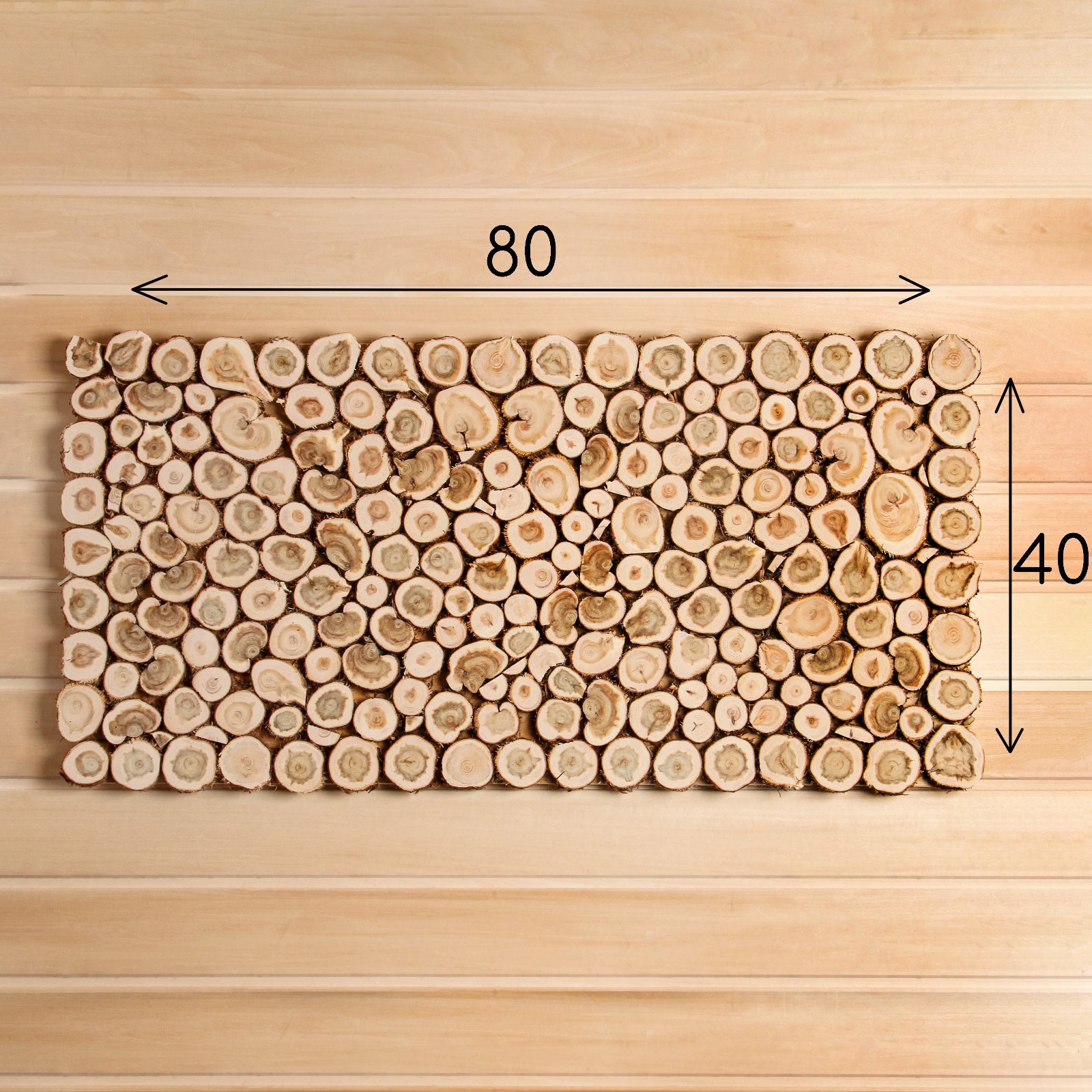 Изображение товара Панно из можжевельника 80x40 см ДОБРОПАРОВЪ