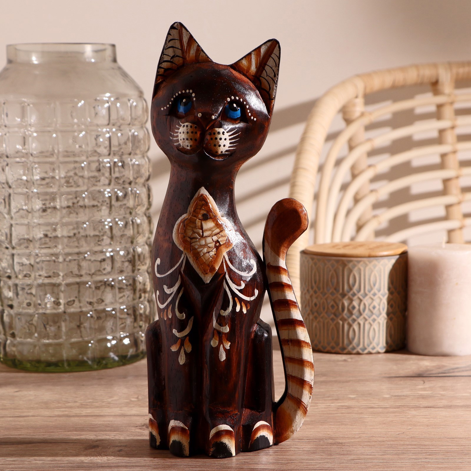 Изображение товара Сувенир интерьерный "Кошка васильковые глазки" высота 30 см