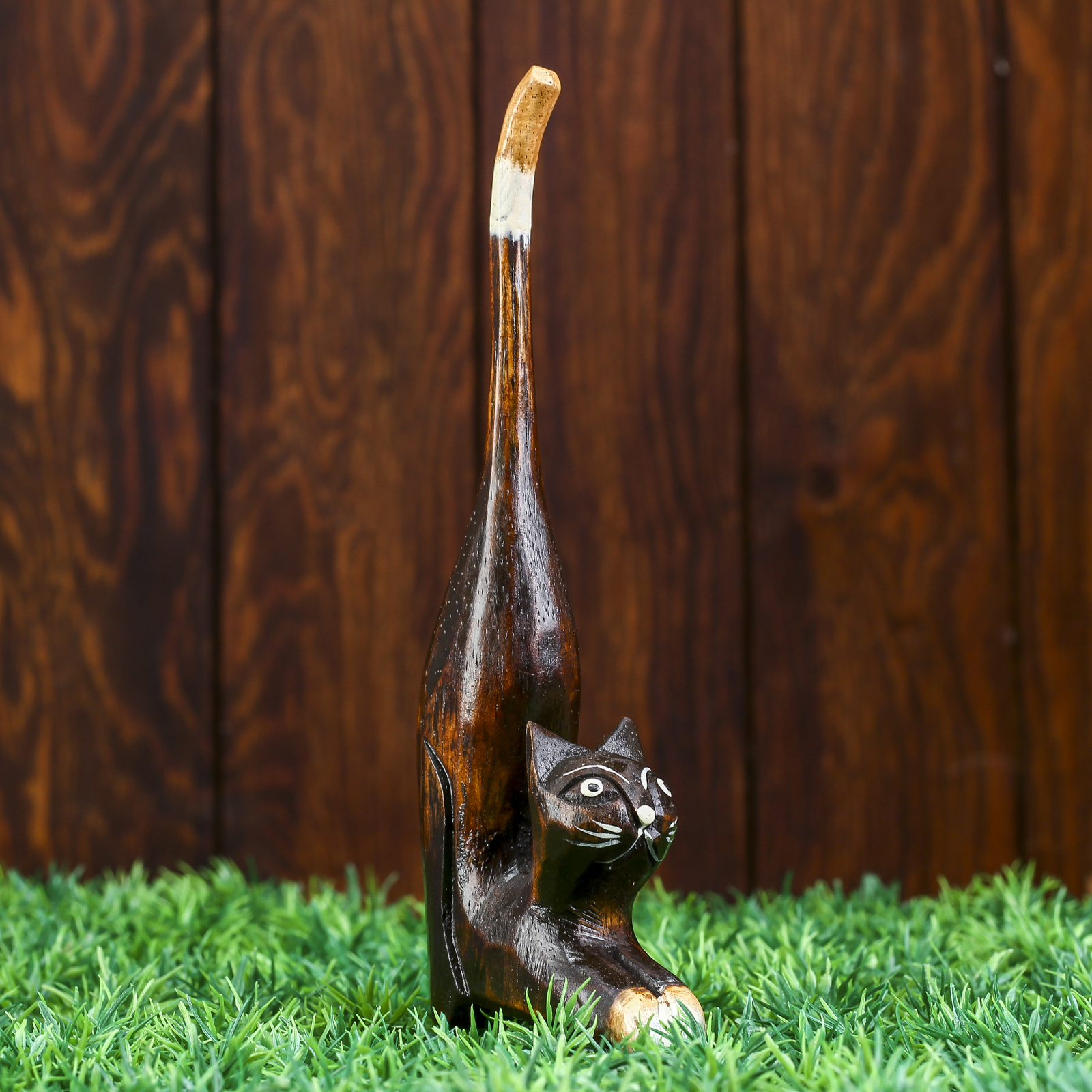 Изображение товара Сувенир интерьерный статуэтка "Кошка вытягивается" высота 20 см