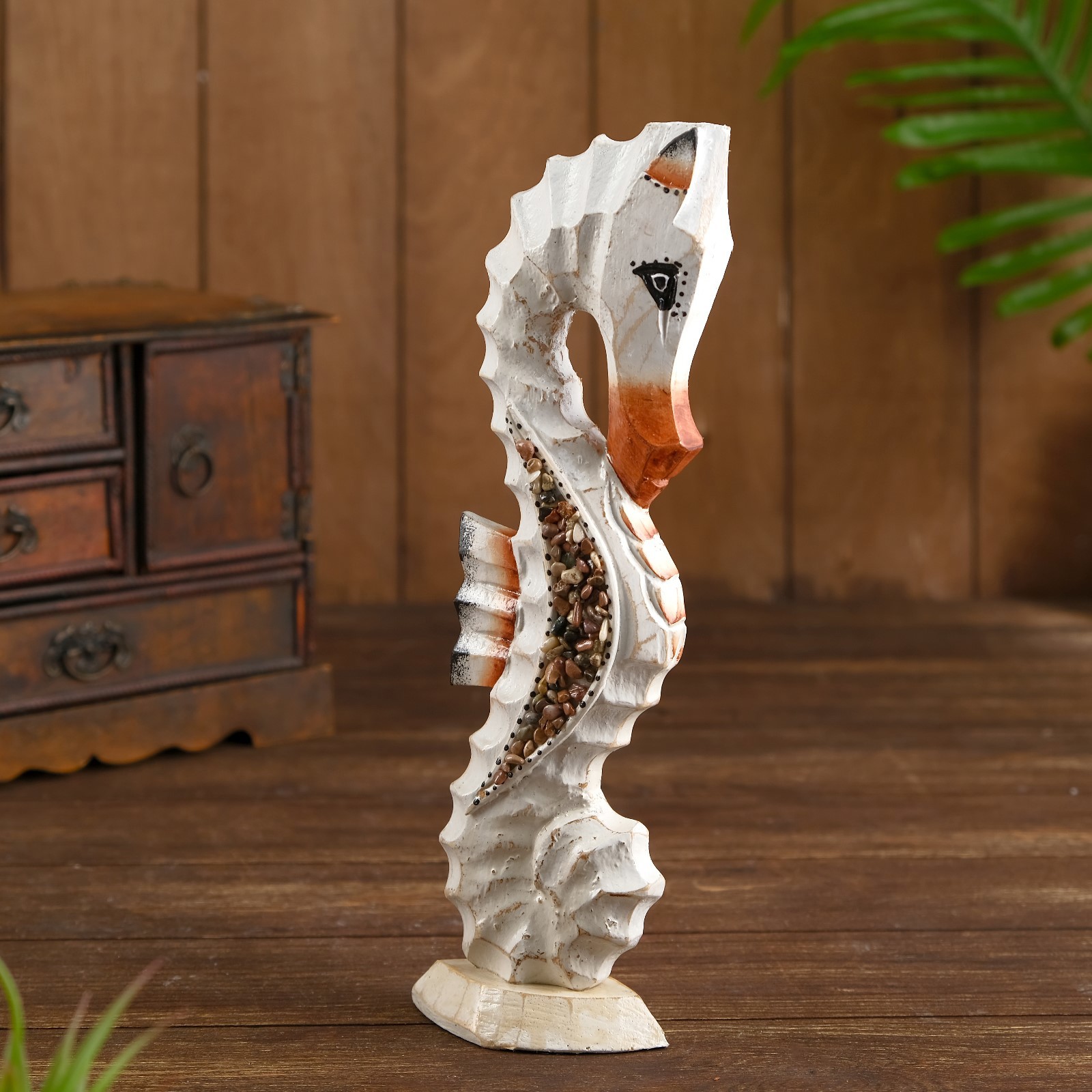 Изображение товара Декоративная фигура SIMALAND Морской конь светлый