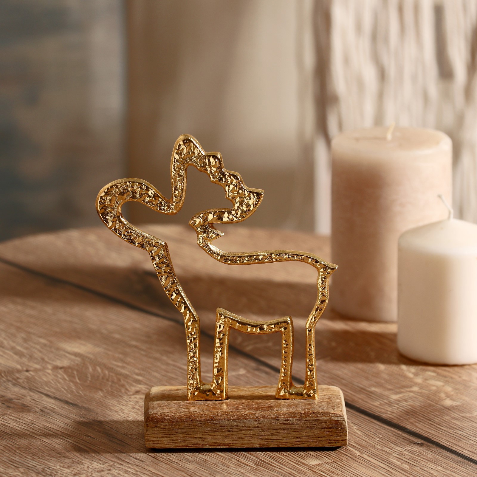 Изображение товара Сувенир интерьерный "Лось" на подставке 14x5x16 см