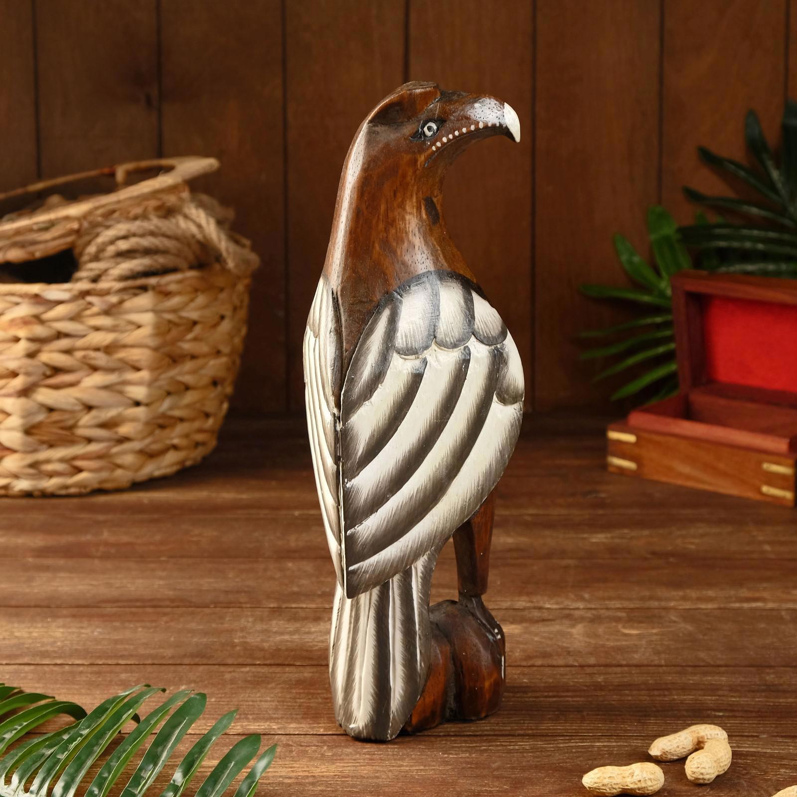 Изображение товара Сувенир интерьерный "Орёл" дерево 12x9x30 см