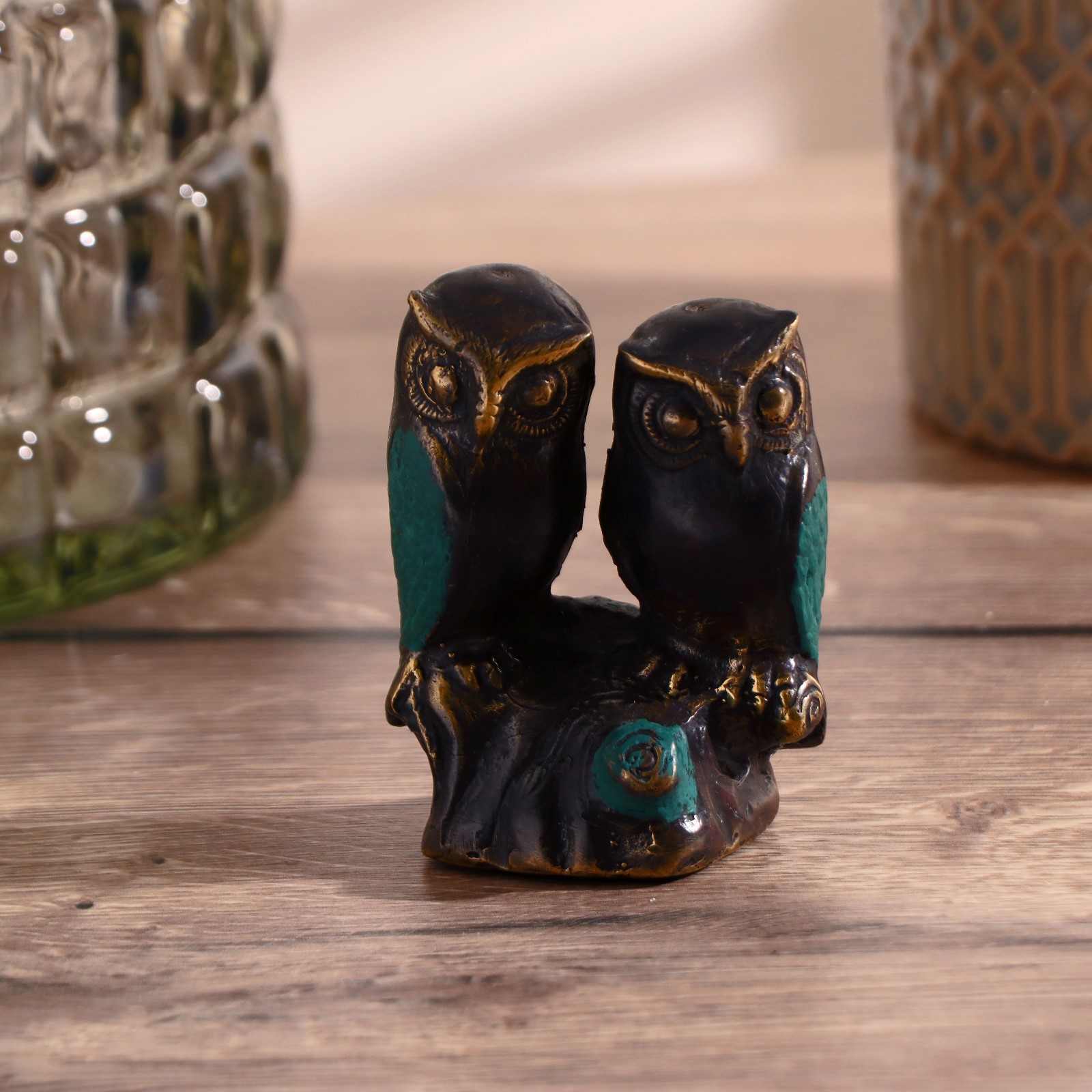 Изображение товара Сувенир интерьерный "Две совы" 8x6x4 см