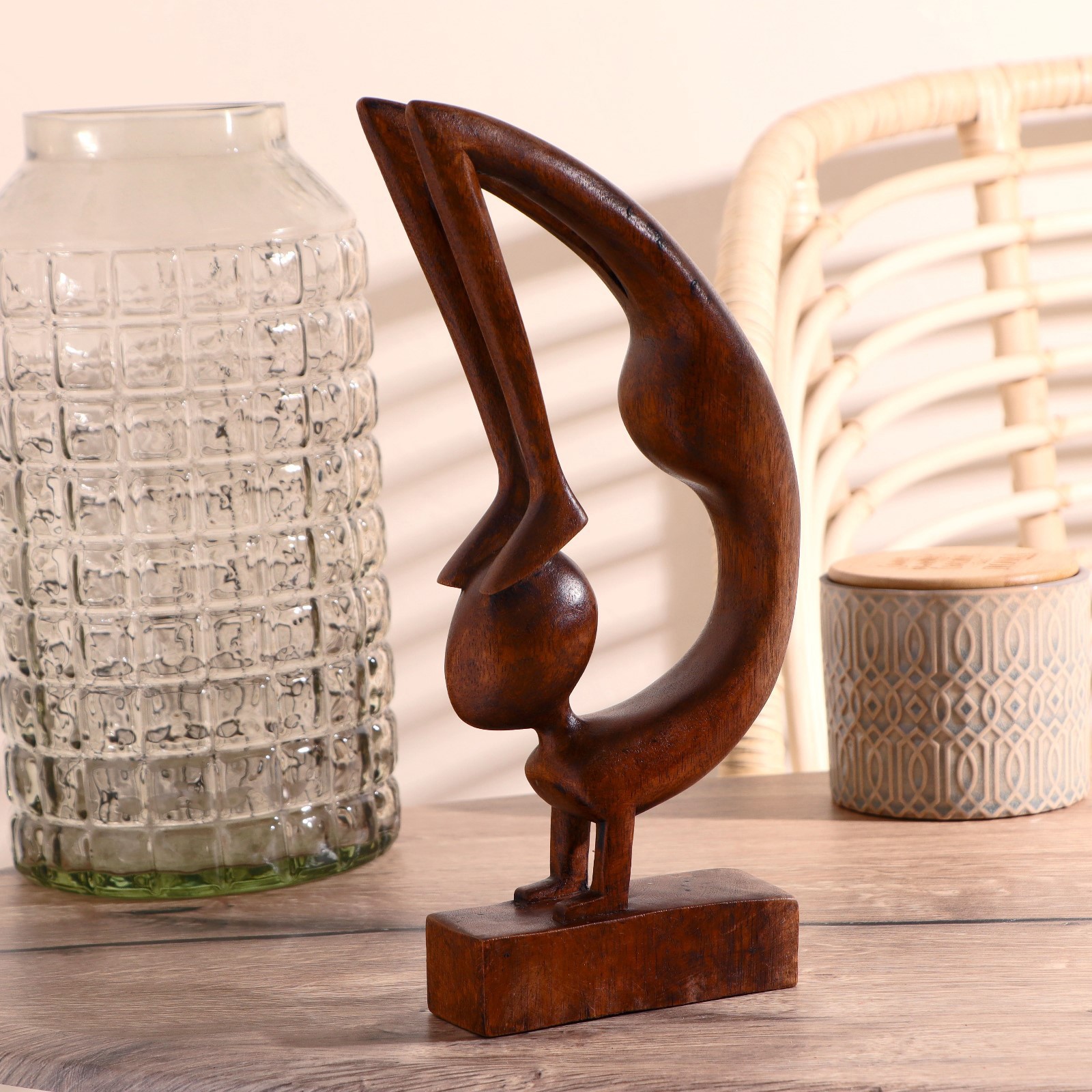 Изображение товара Сувенир интерьерный «Гимнастка» коричневый 30x13x3.5 см