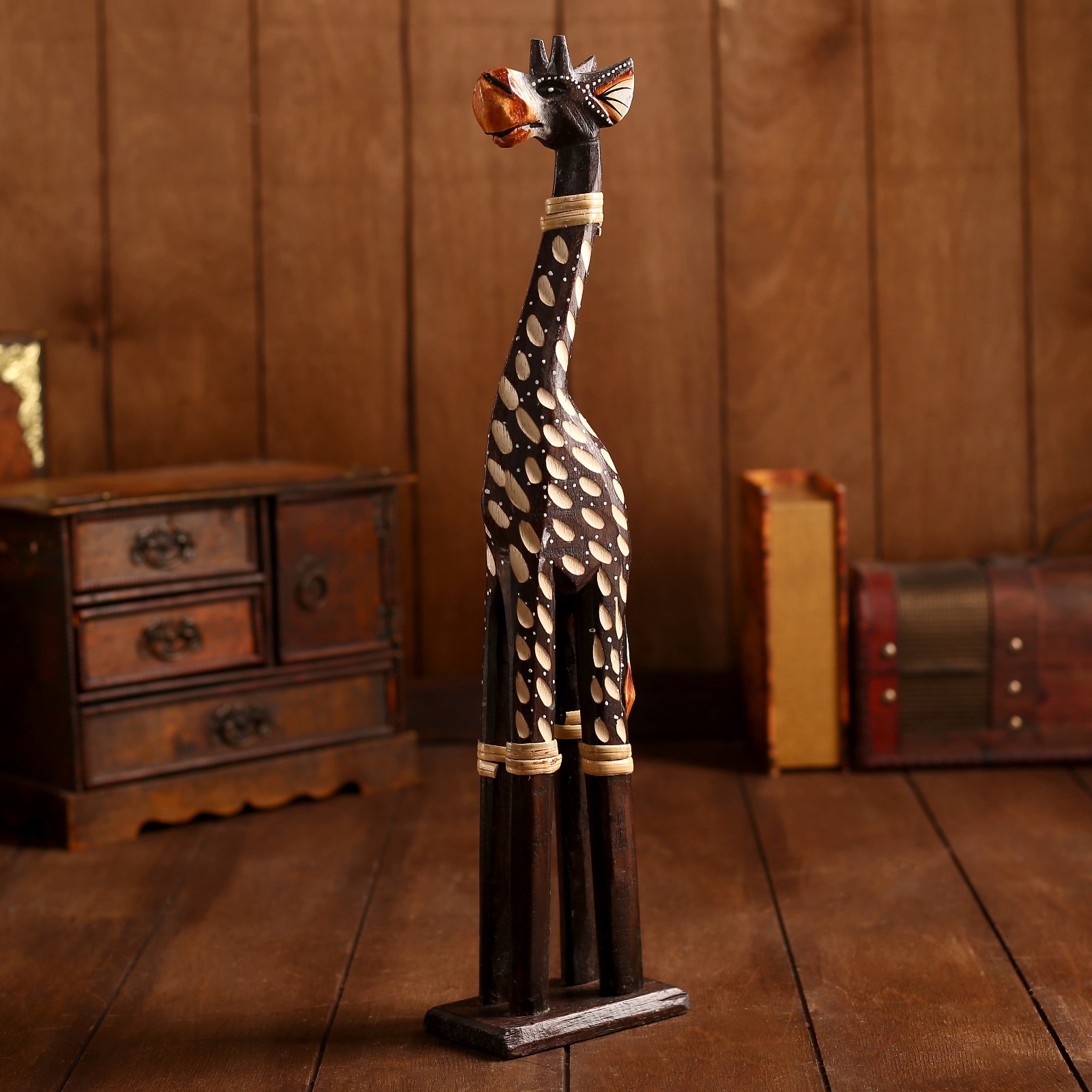 Изображение товара Сувенир интерьерный Жираф SIMALAND Дерево Индонезия